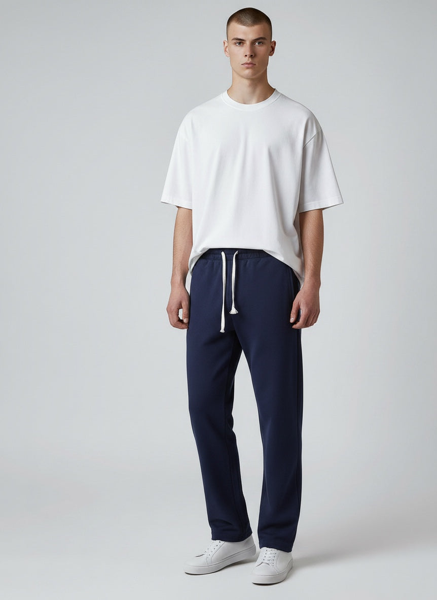 Ellmont London | Men’s Lightweight Straight Leg Linen Pants