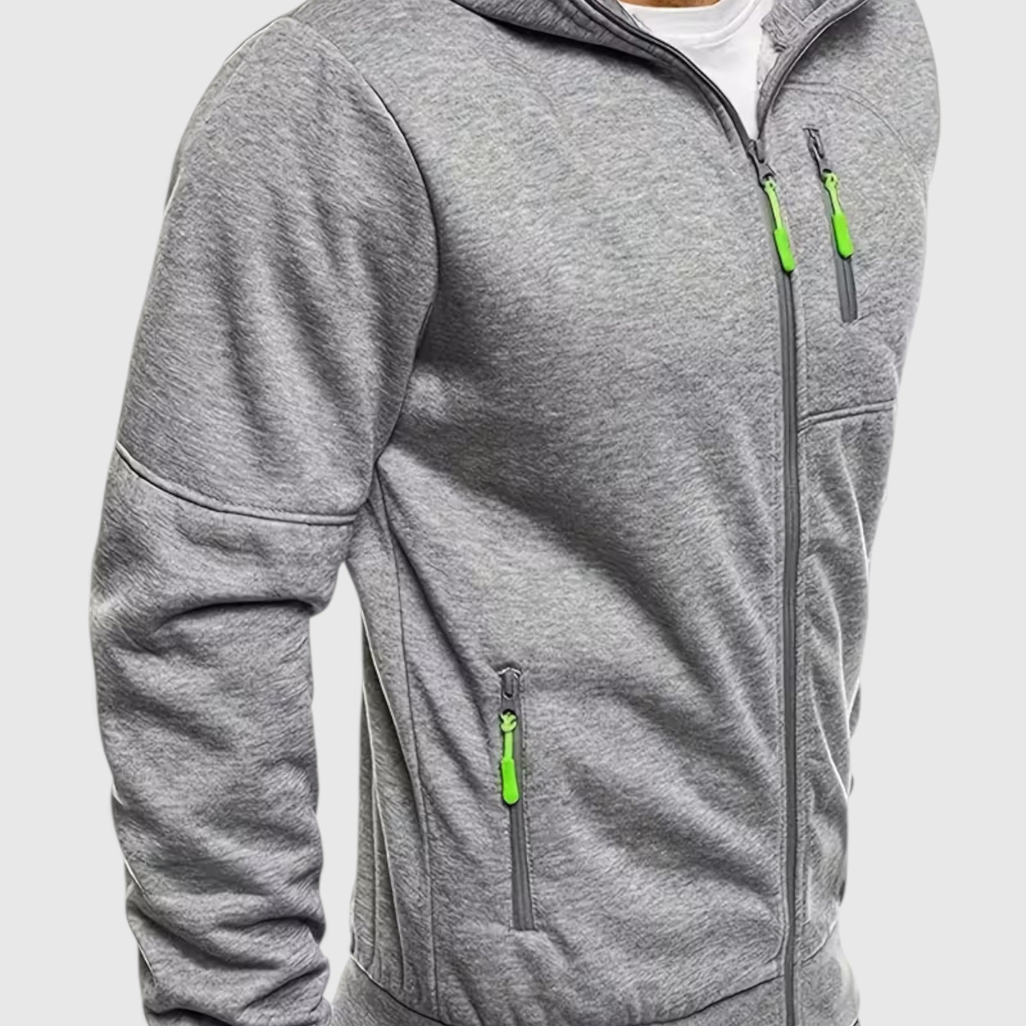 Noah | Men's Waterproof Hooded Coat Casual Loose Fit Zip Hoodie