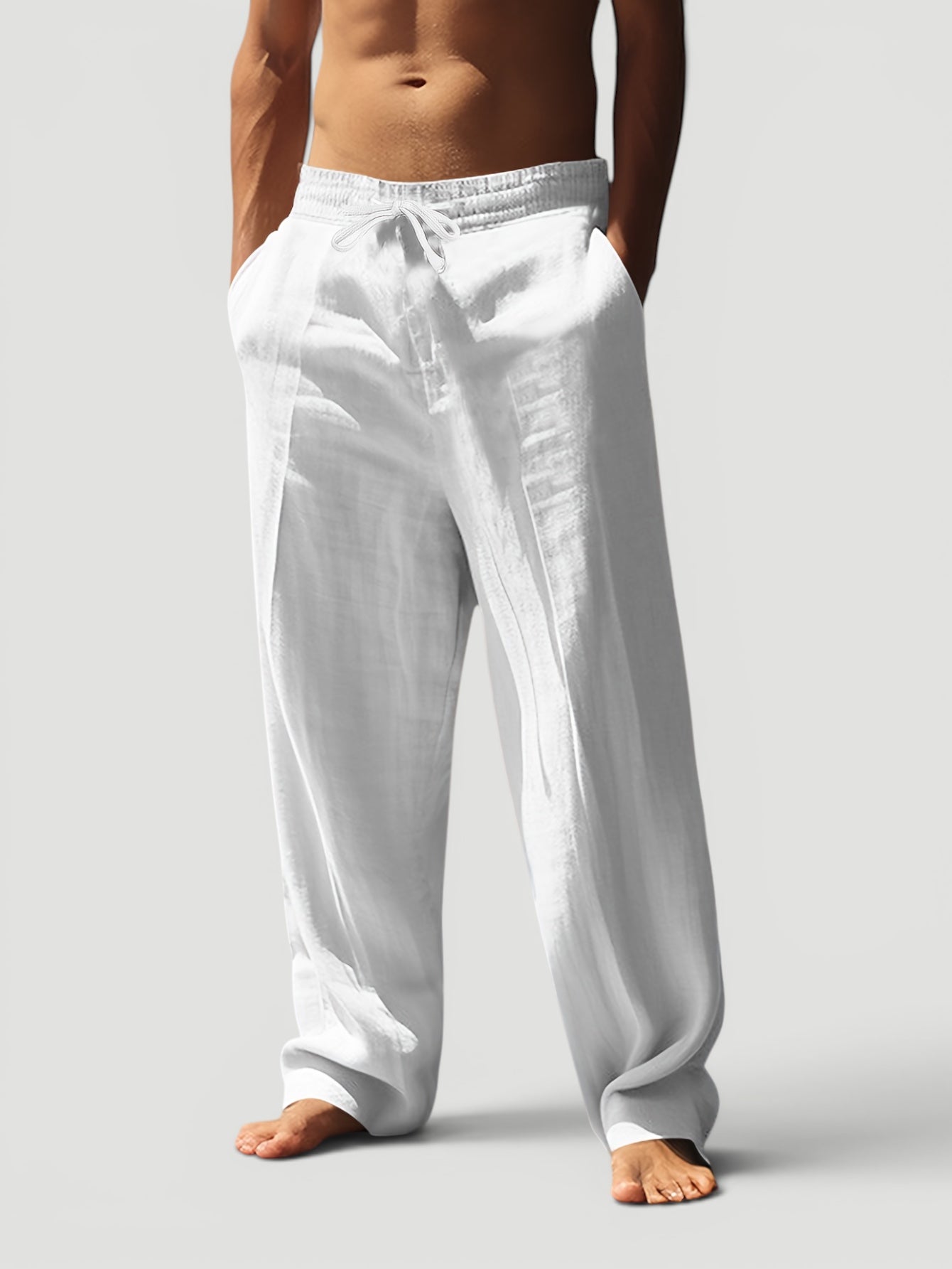 Ellmont London | Men’s Breathable Everyday Linen Trousers