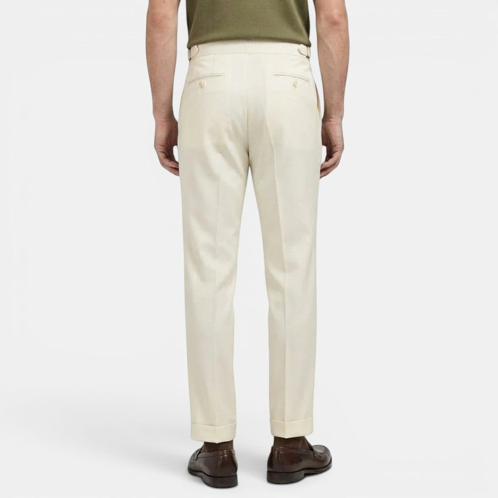 Ellmont London | Men's Straight Fit Dress Pants Premium Tailored Trousers