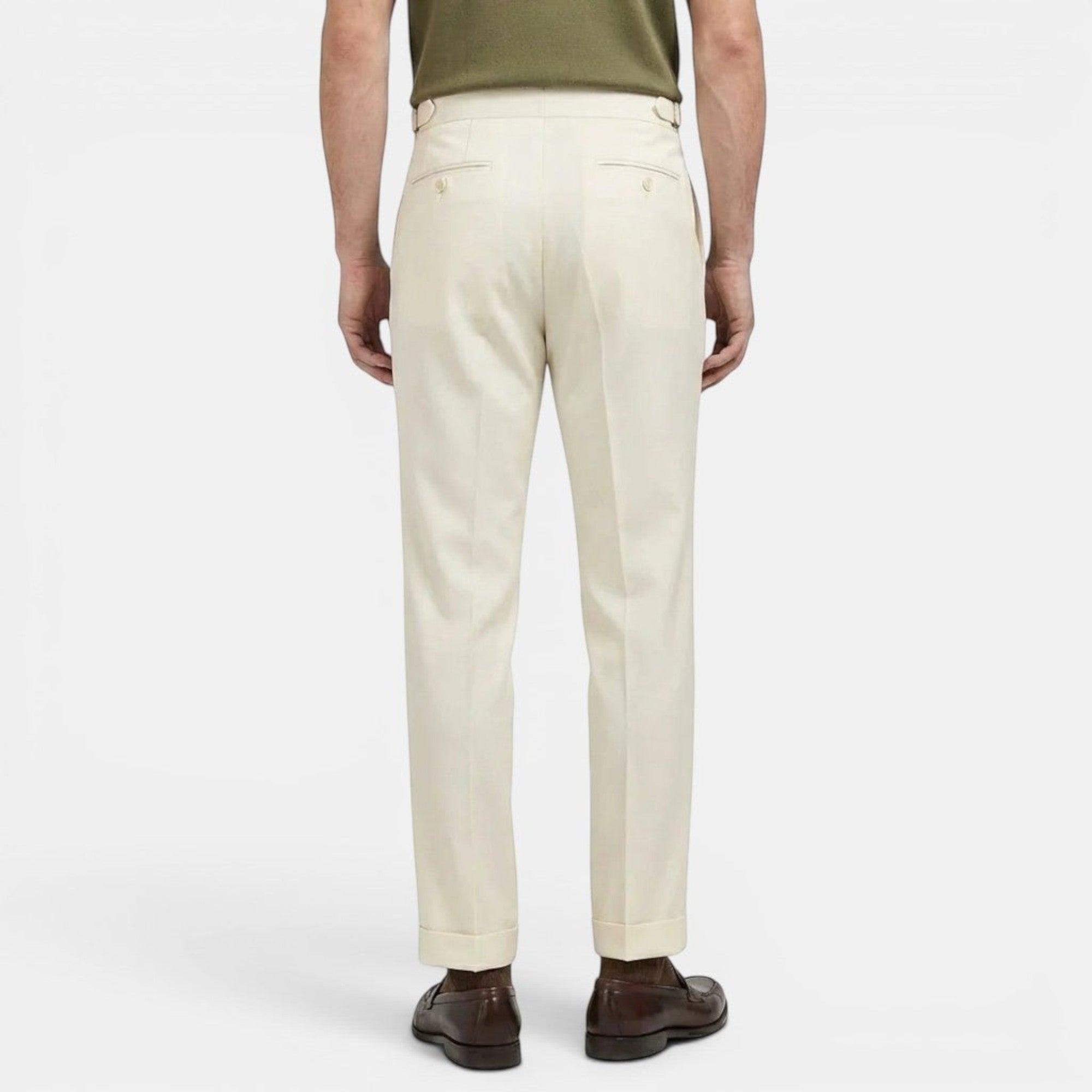 Ellmont London | Men's Straight Fit Dress Pants Premium Tailored Trousers