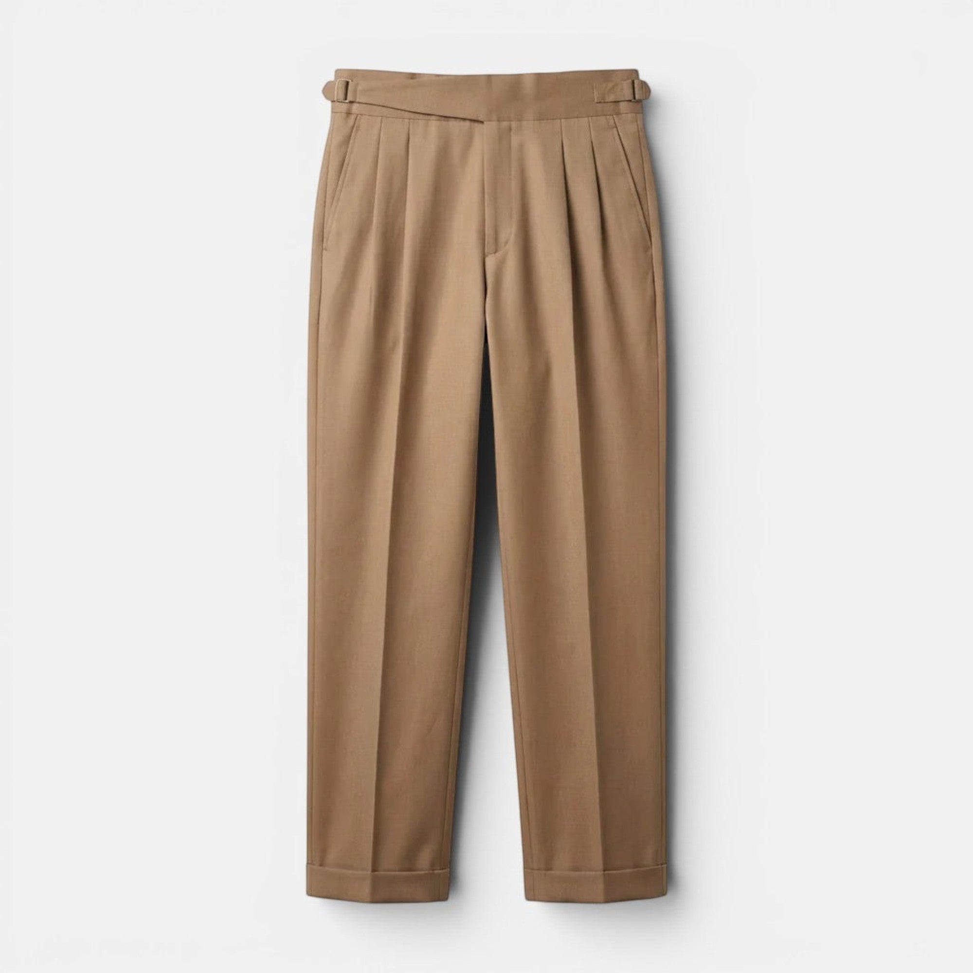 Ellmont London | Men's Straight Fit Dress Pants Premium Tailored Trousers