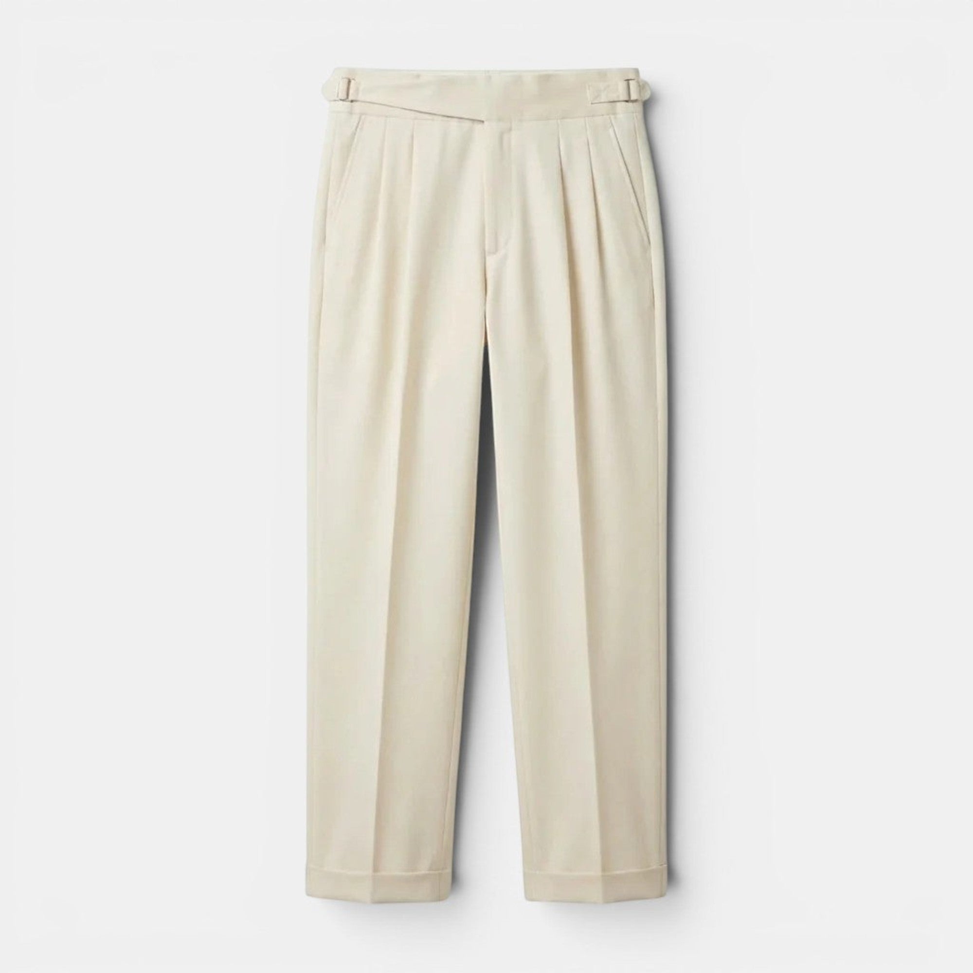 Ellmont London | Men's Straight Fit Dress Pants Premium Tailored Trousers