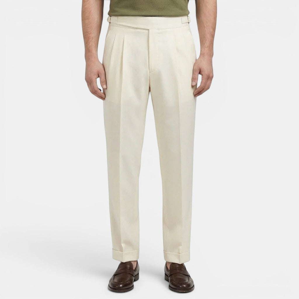 Ellmont London | Men's Straight Fit Dress Pants Premium Tailored Trousers