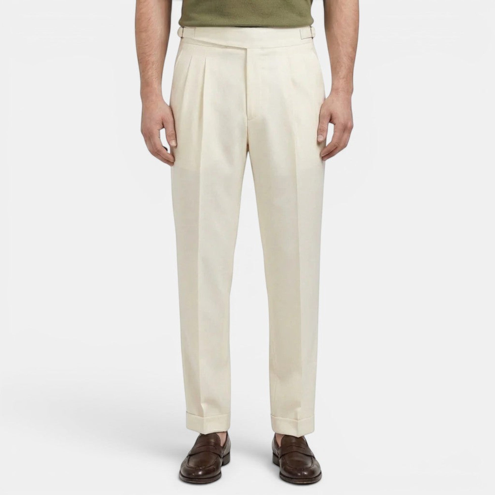 Ellmont London | Men's Straight Fit Dress Pants Premium Tailored Trousers