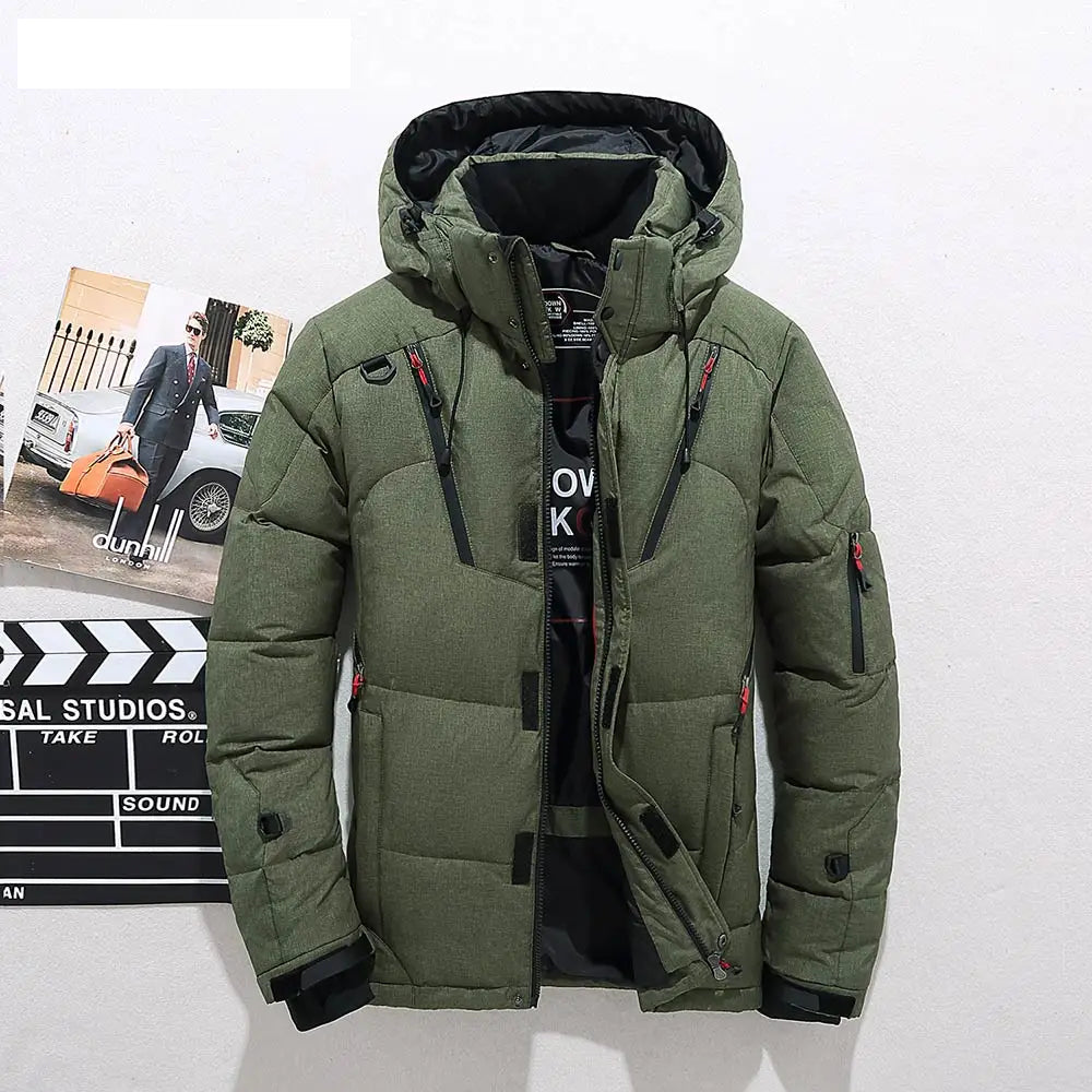 Men's Down Puffer Jacket – Lightweight Duck Down Winter Jacket