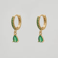 Ellmont -  Aurora Gemstone Huggie Earrings