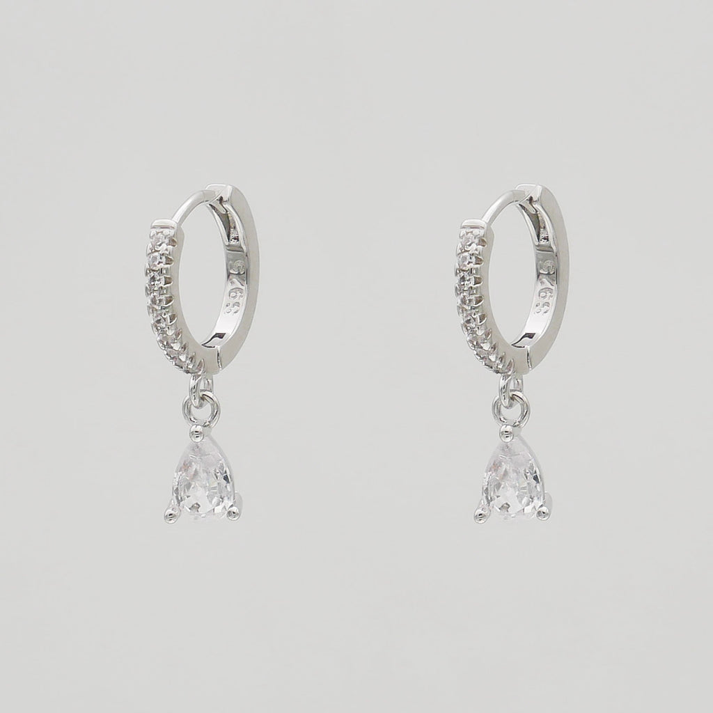 Ellmont -  Aurora Gemstone Huggie Earrings