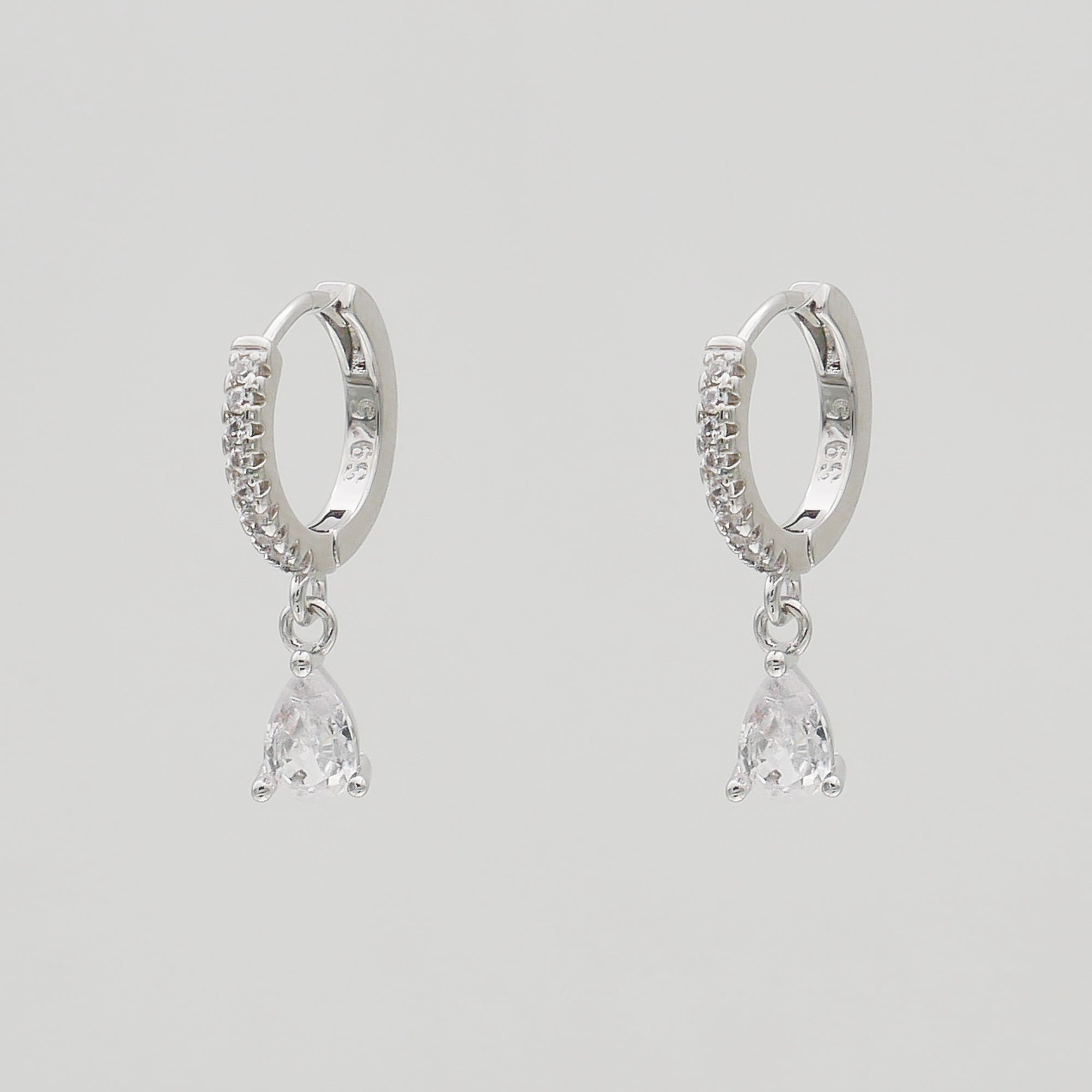 Ellmont -  Aurora Gemstone Huggie Earrings