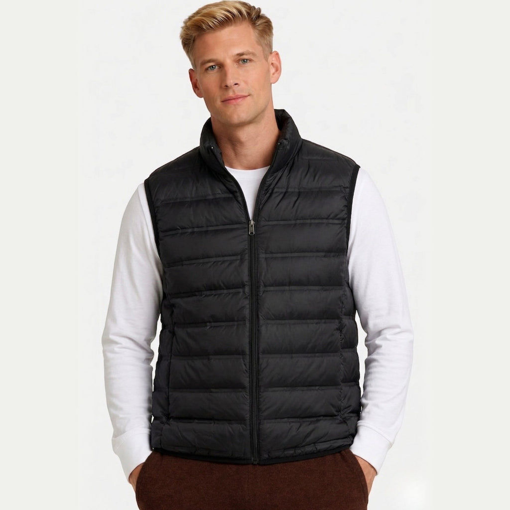 Ellmont London | Gilet Men's Regular Fit Quilted Sleeveless Jacket