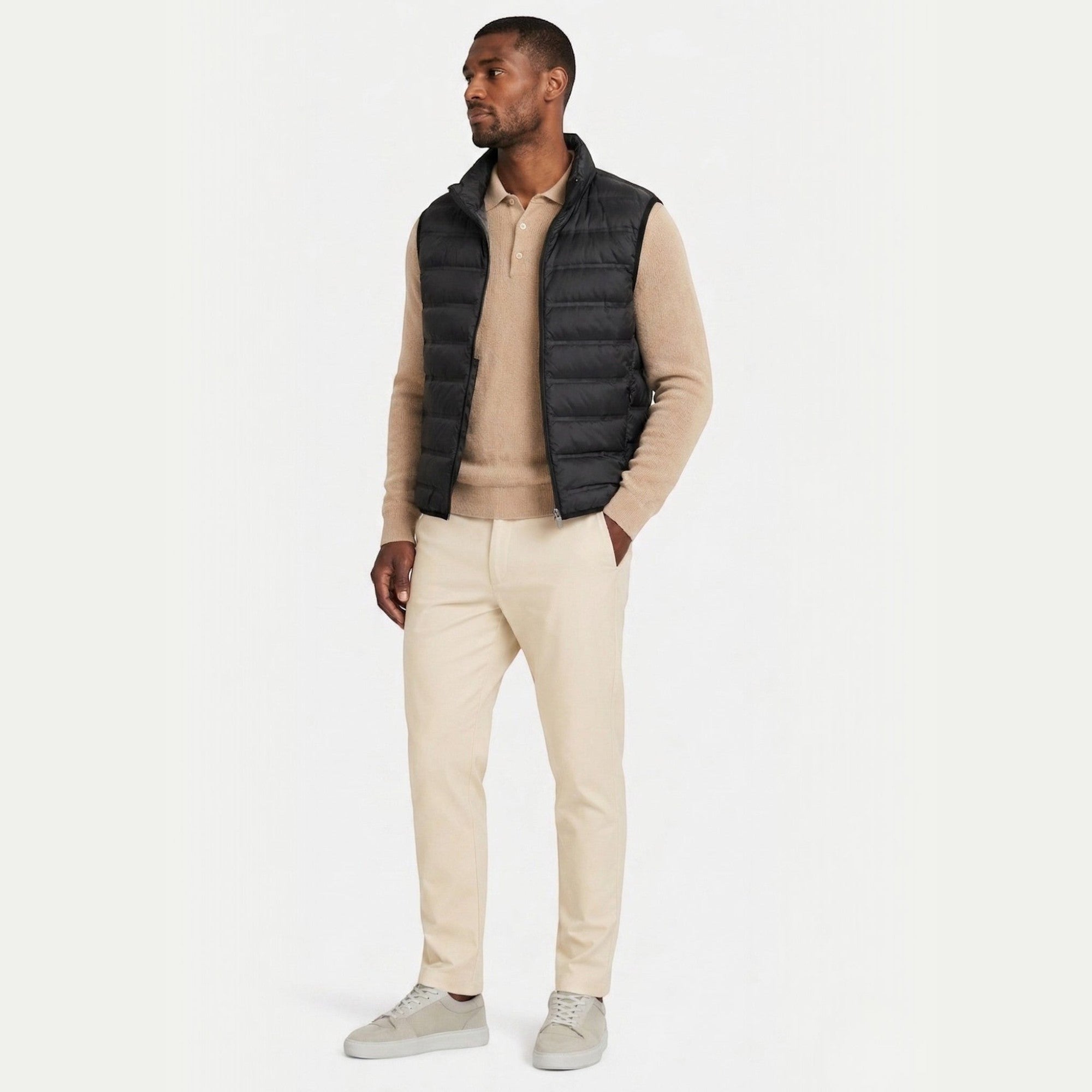 Ellmont London | Gilet Men's Regular Fit Quilted Sleeveless Jacket