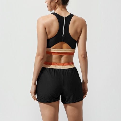 Daphne | Women's High Waist Bikini Set – Colorblock Beach Swimwear
