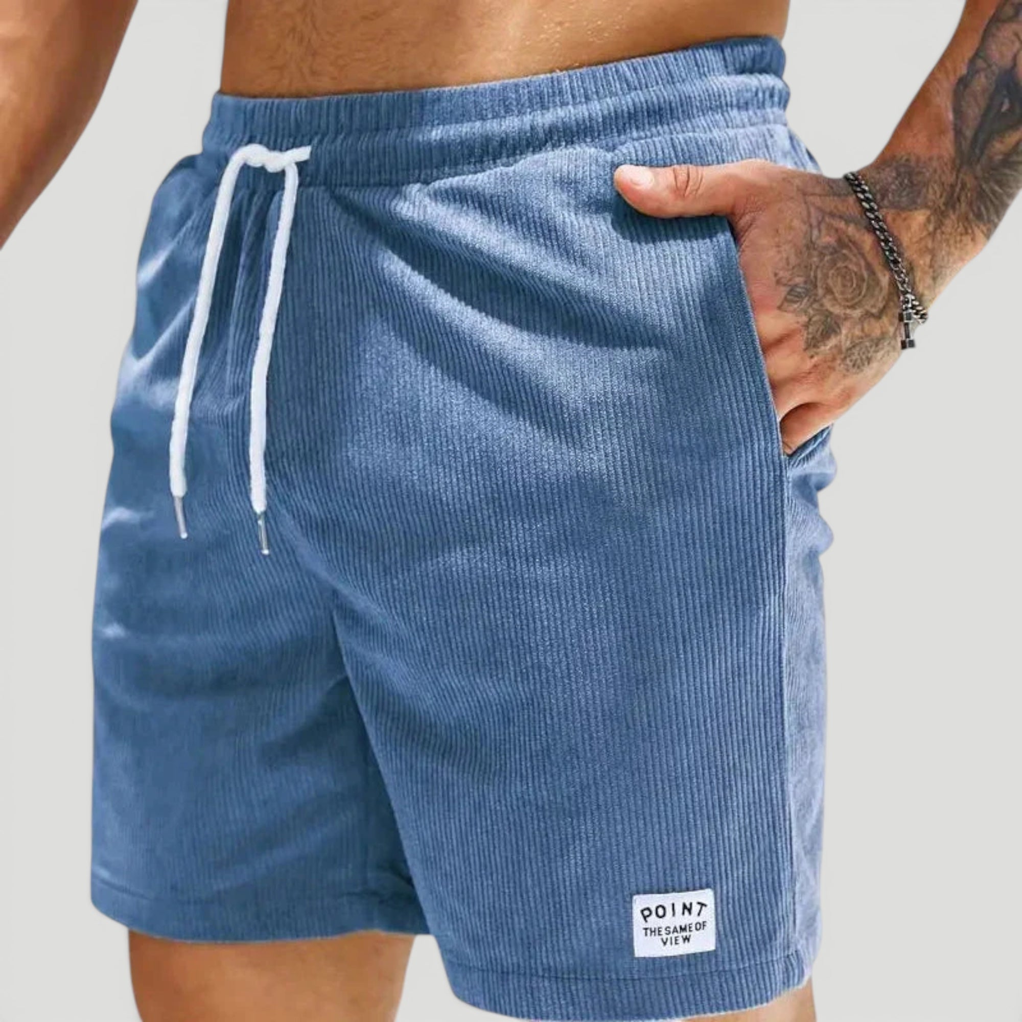 Ellmont London | Men’s Lightweight Summer Corduroy Shorts