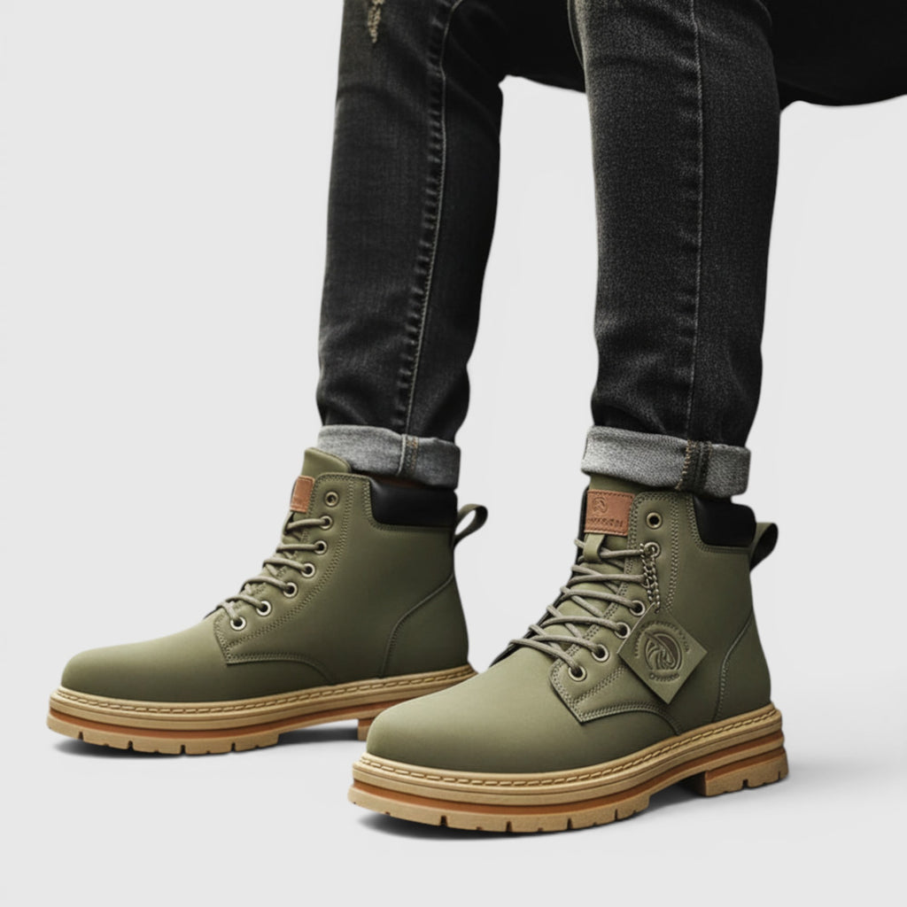 Ellmont London | Men's Orthopedic Boots Supportive Walking Boots with Rubber Sole