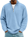 Jasper | CLASSIC KNIT PULLOVER HALF-ZIP FOR MEN