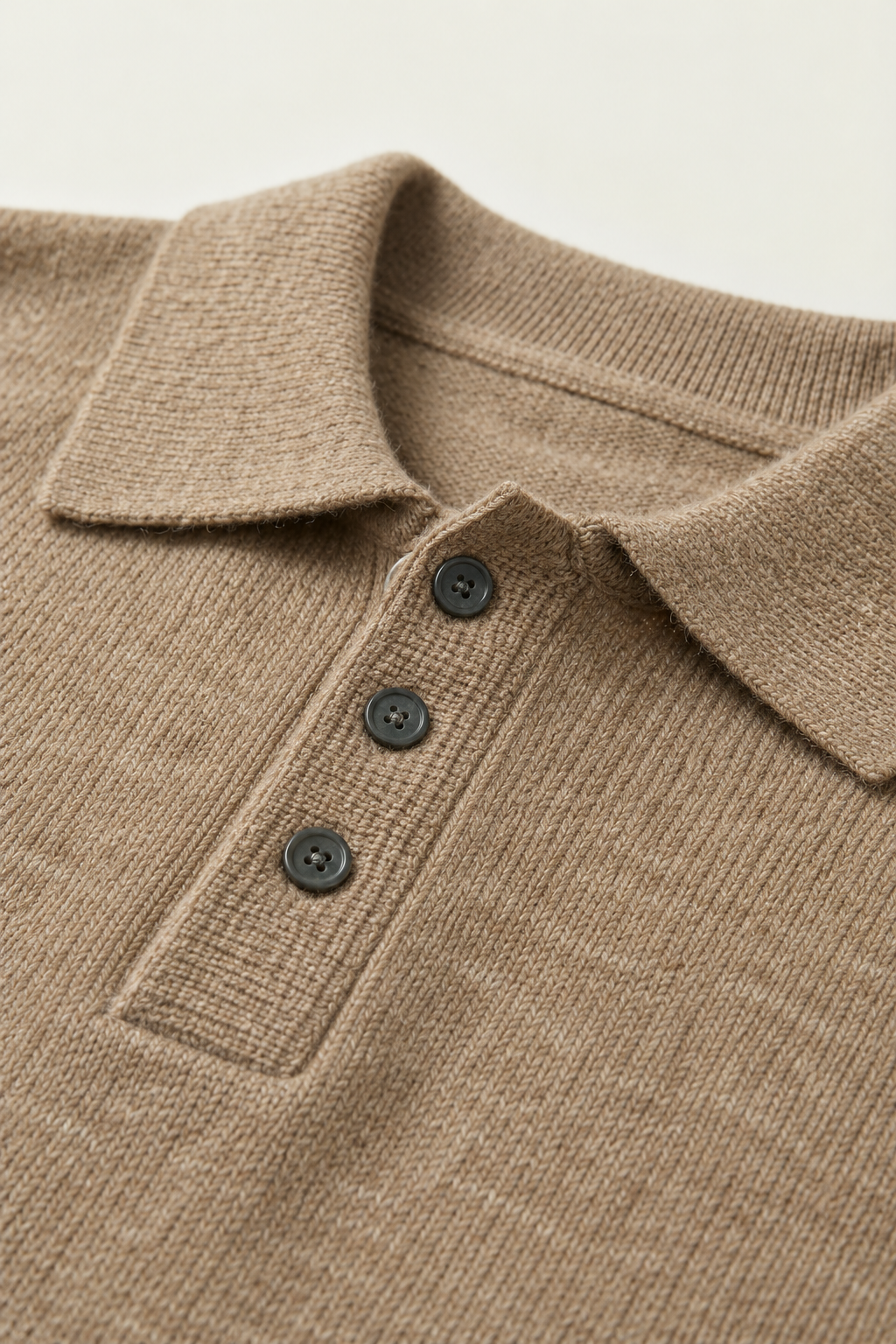 Men's Knitted Polo Jumper
