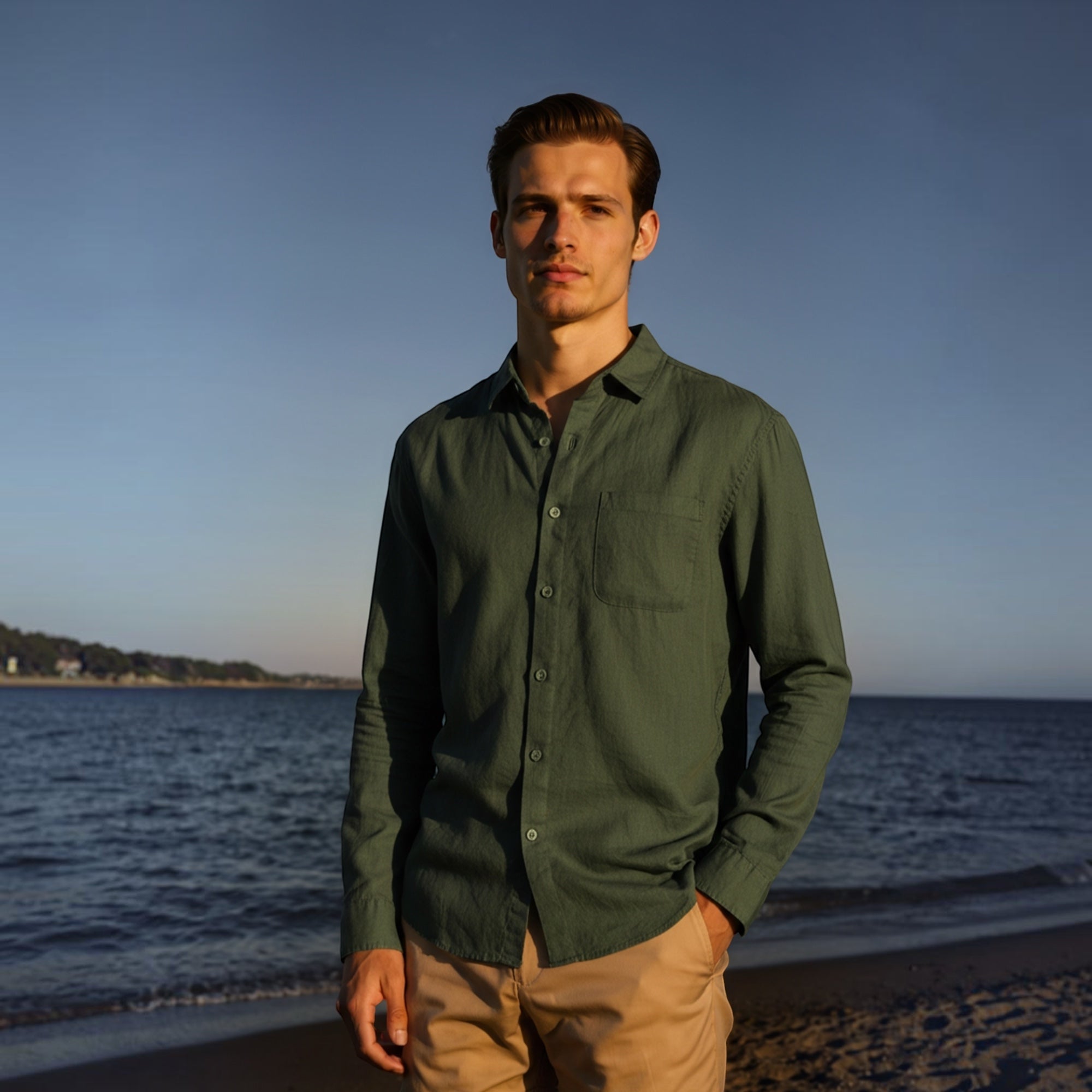 Ellmont London | Men's Breathable Linen Shirt Everyday Comfort