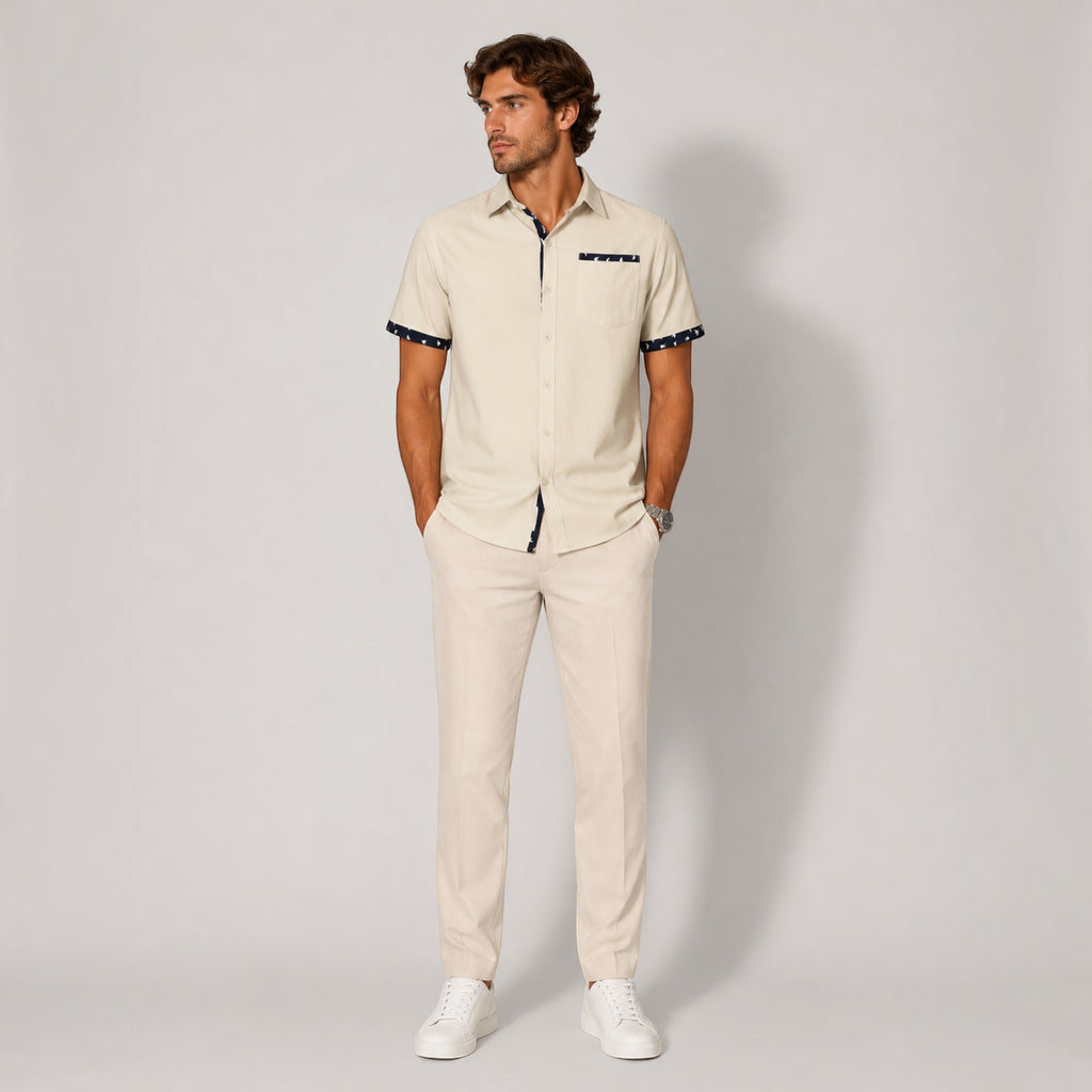 Ellmont London | Men’s Casual Resort Shirt Lightweight Style