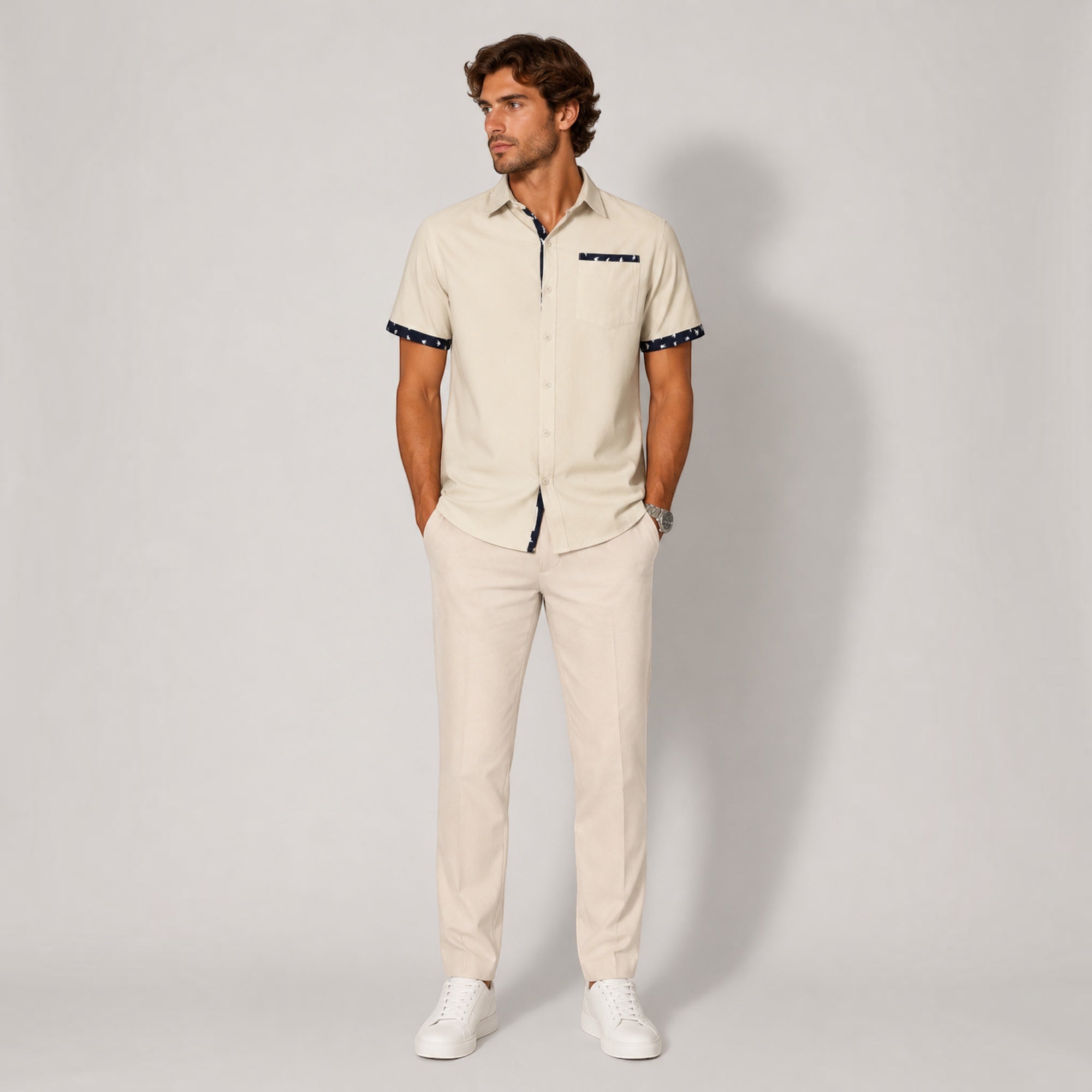 Ellmont London | Men’s Casual Resort Shirt Lightweight Style