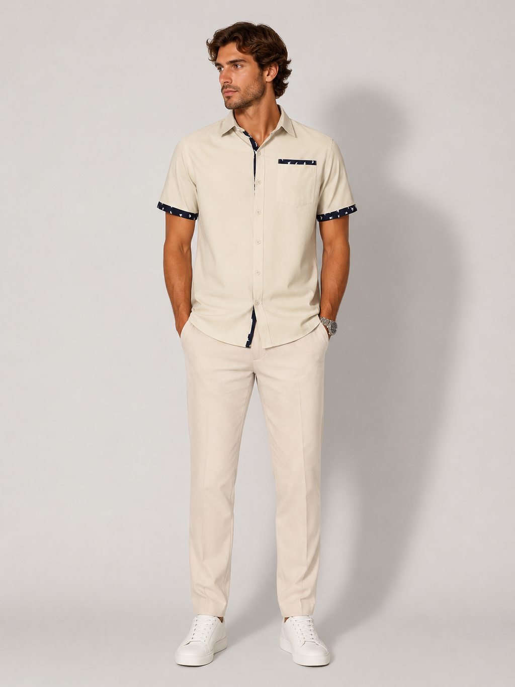 Ellmont London | Men’s Casual Resort Shirt Lightweight Style