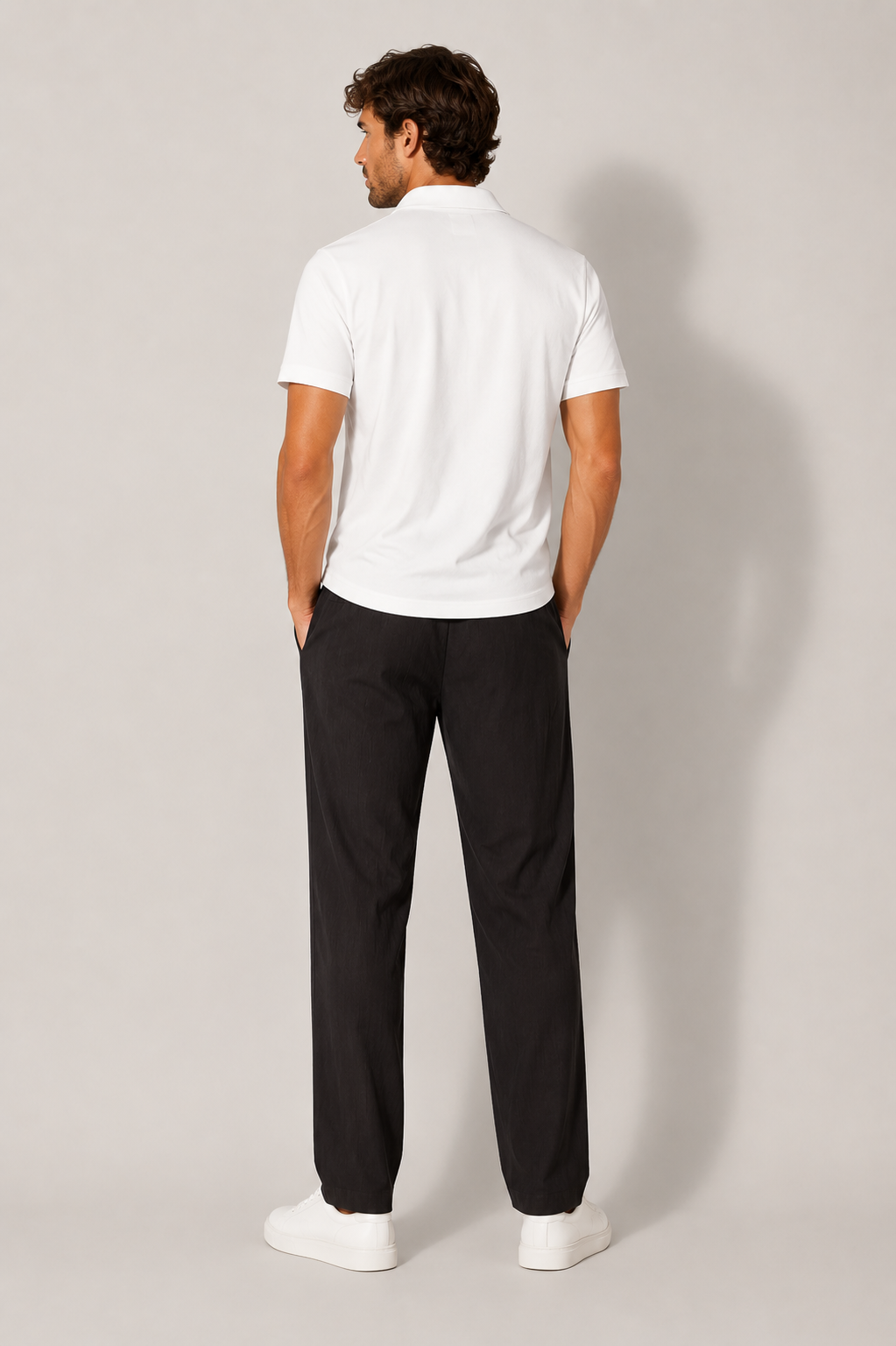 Ellmont London | Men’s Lightweight Straight Leg Linen Pants