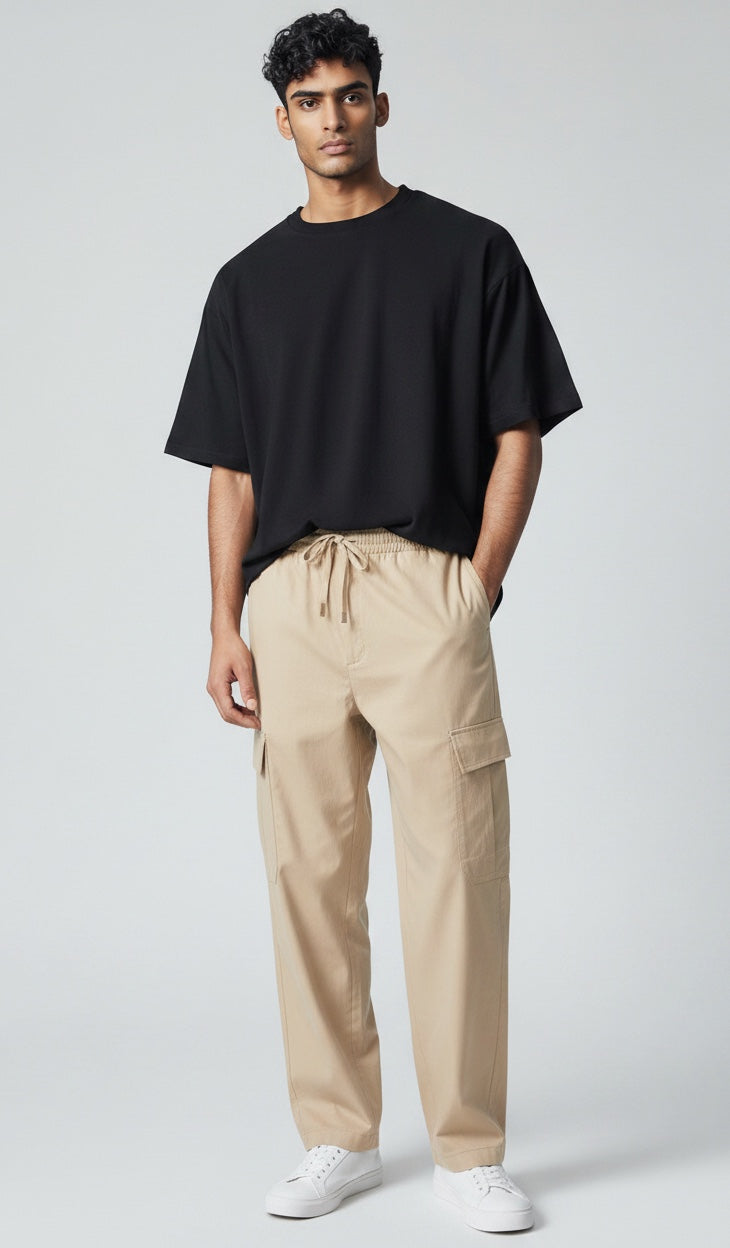 Ellmont London | Men’s Breathable Multi-Pocket Linen Pants