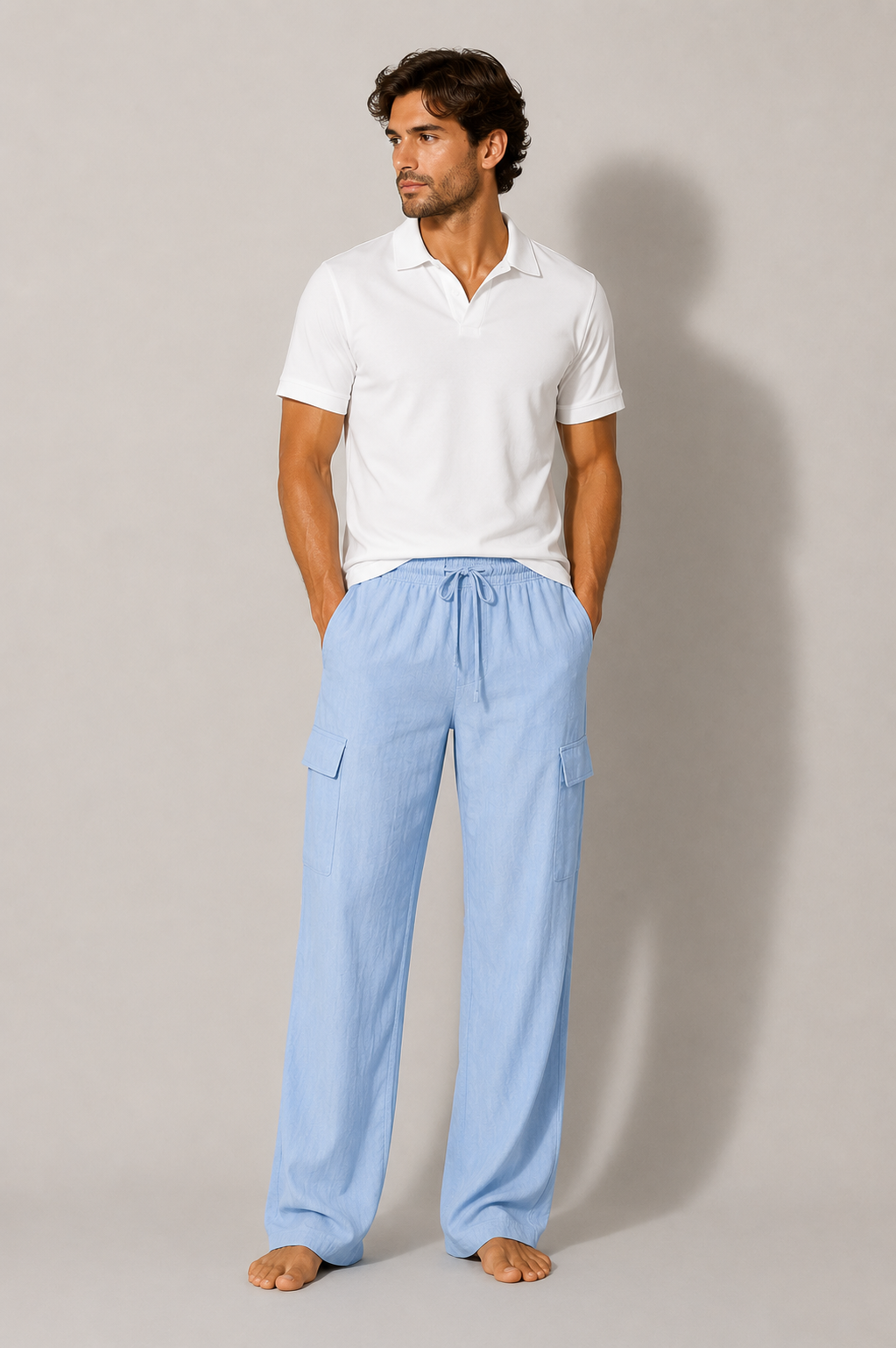 Ellmont London | Men’s Breathable Everyday Linen Trousers