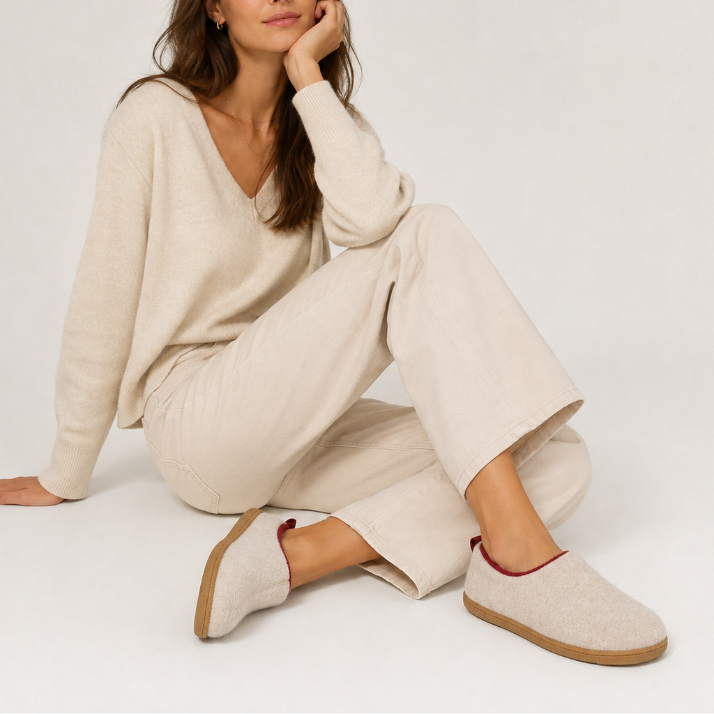 Morgan | Warm Fleece Lined Supportive House Shoes