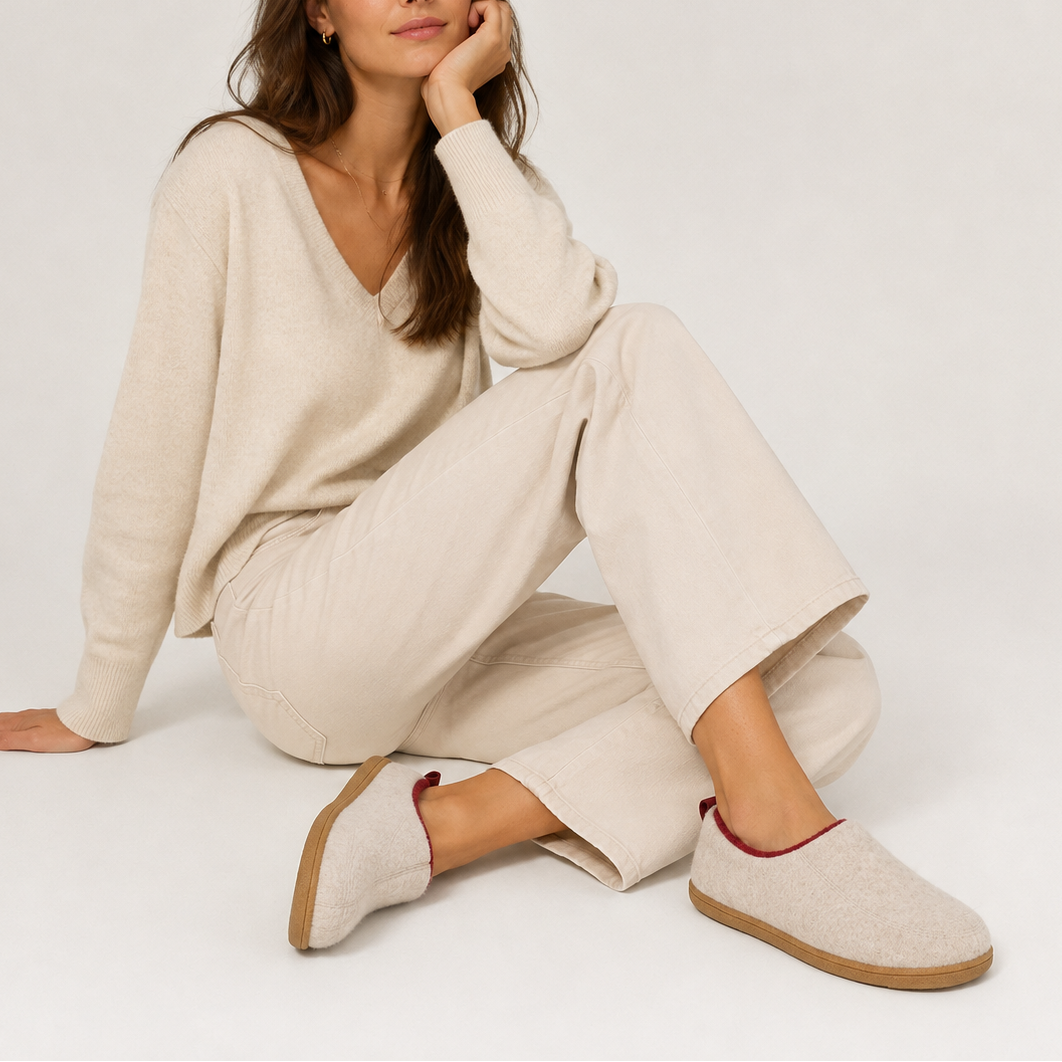 Morgan | Warm Fleece Lined Supportive House Shoes