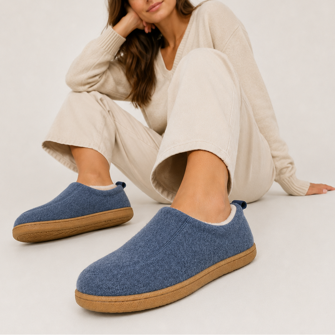 Morgan | Warm Fleece Lined Supportive House Shoes