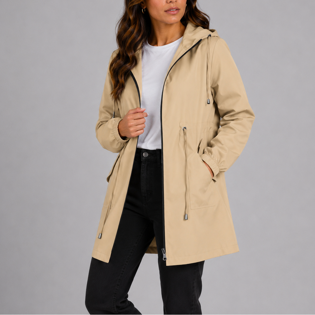 Grace | Women's Lightweight Waterproof Rain Coat with Hood