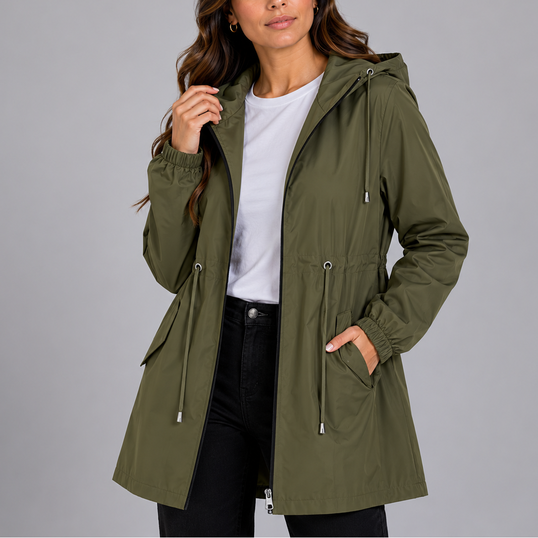 Grace | Women's Lightweight Waterproof Rain Coat with Hood