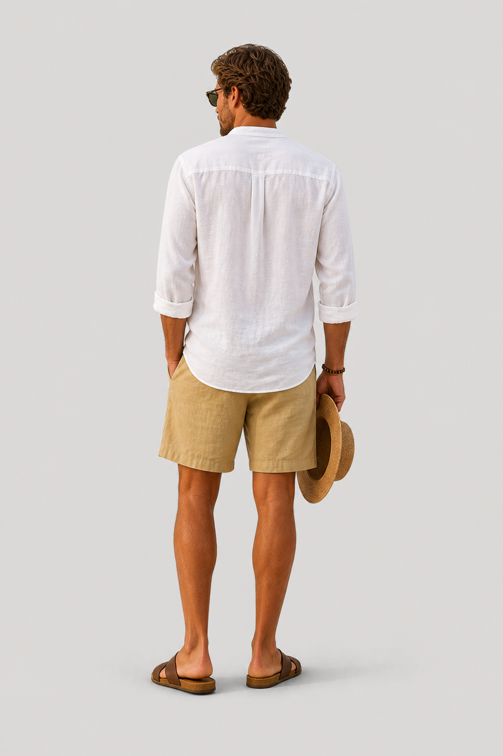 Ellmont London | Men’s Linen Shorts Lightweight Summer Comfort Fit