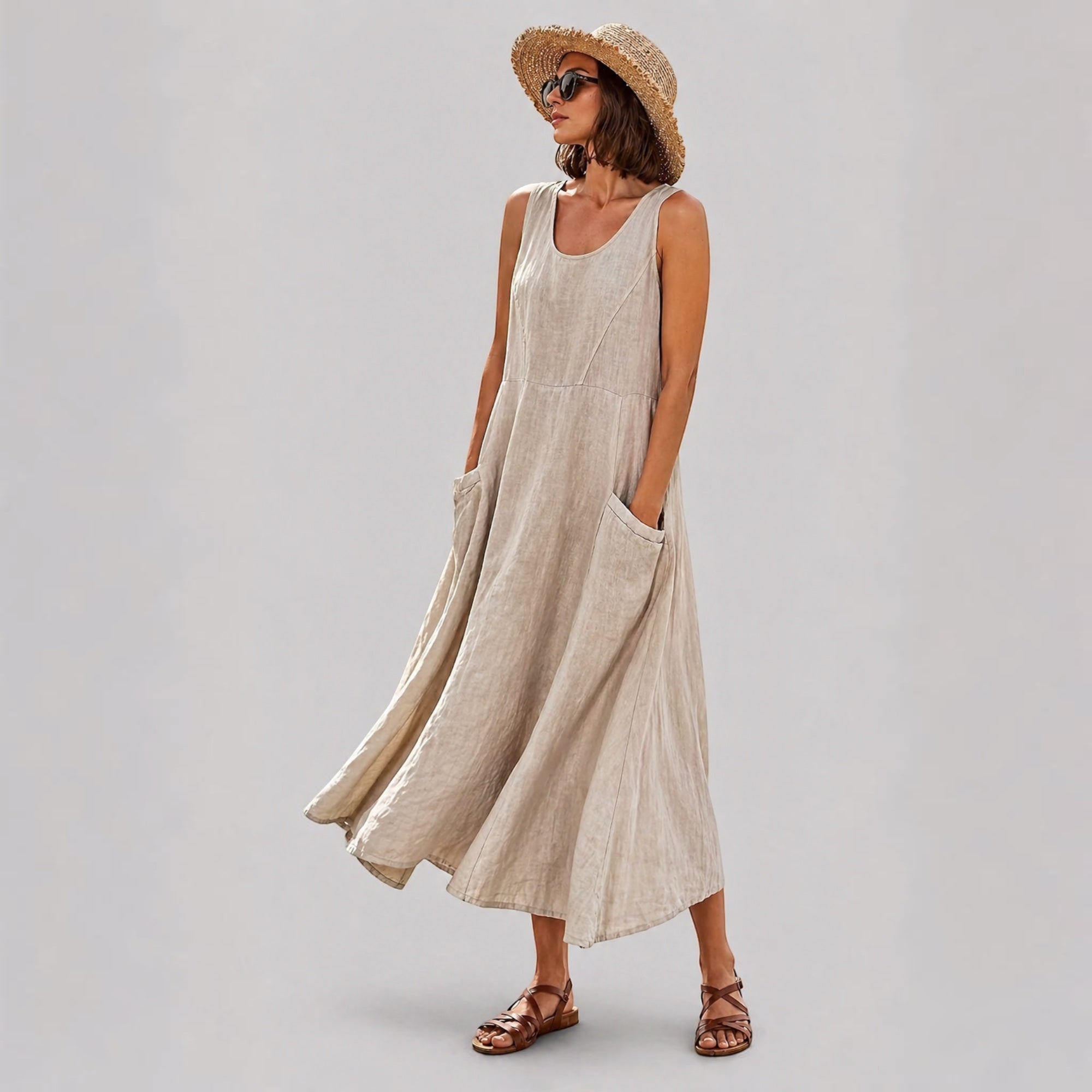 Ellmont London | Women’s Cotton Summer Dress Comfortable Fit
