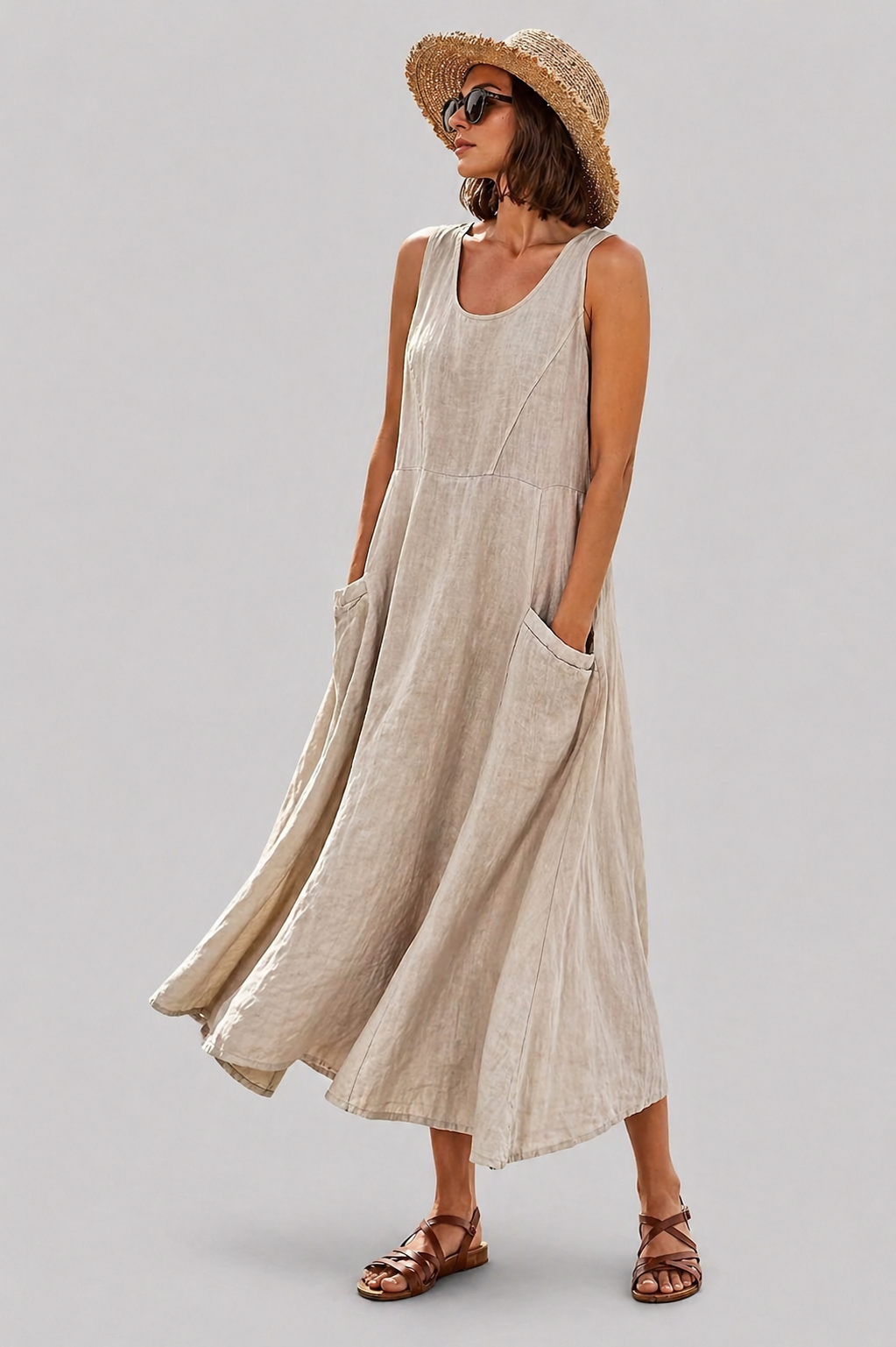 Ellmont London | Women’s Cotton Summer Dress Comfortable Fit