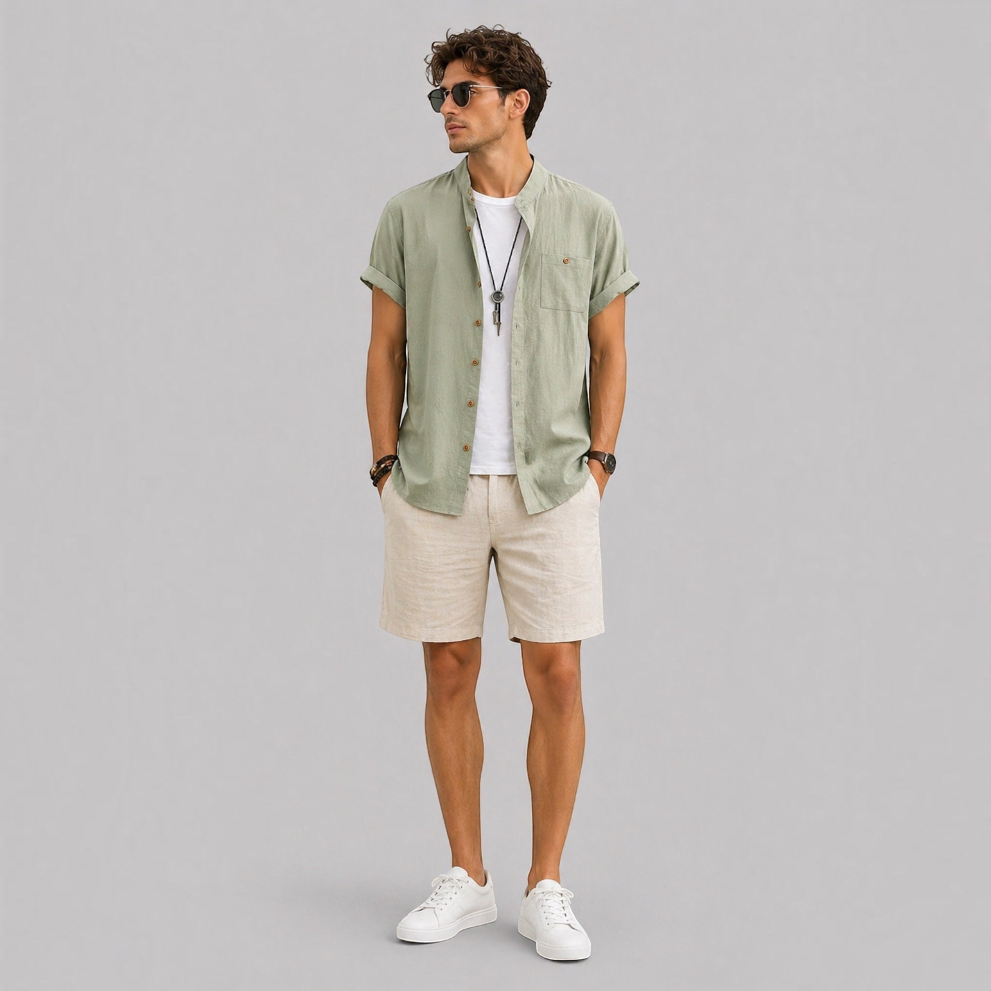 Ellmont London | Men’s Cotton Summer Shirt Comfortable Fit