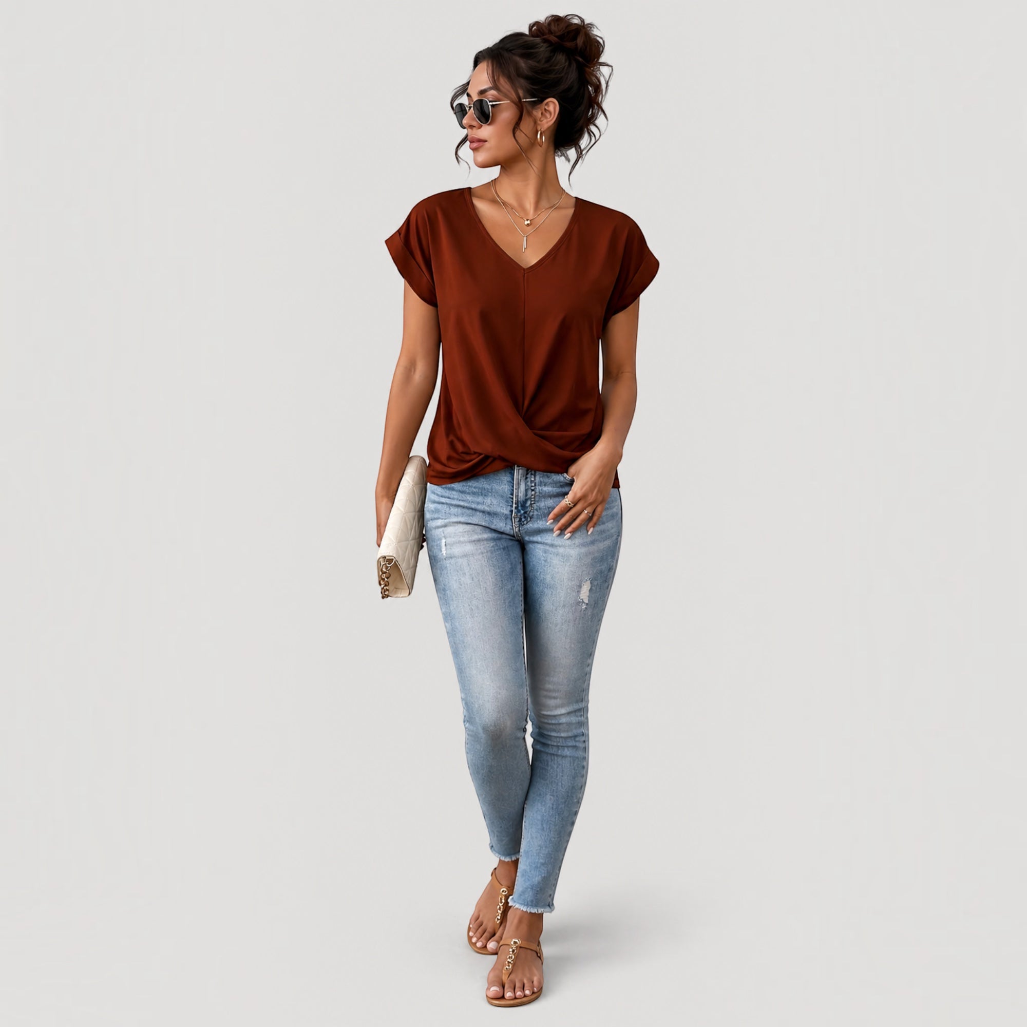 Ellmont London | Women’s Casual T-Shirt Breathable Lightweight Fit