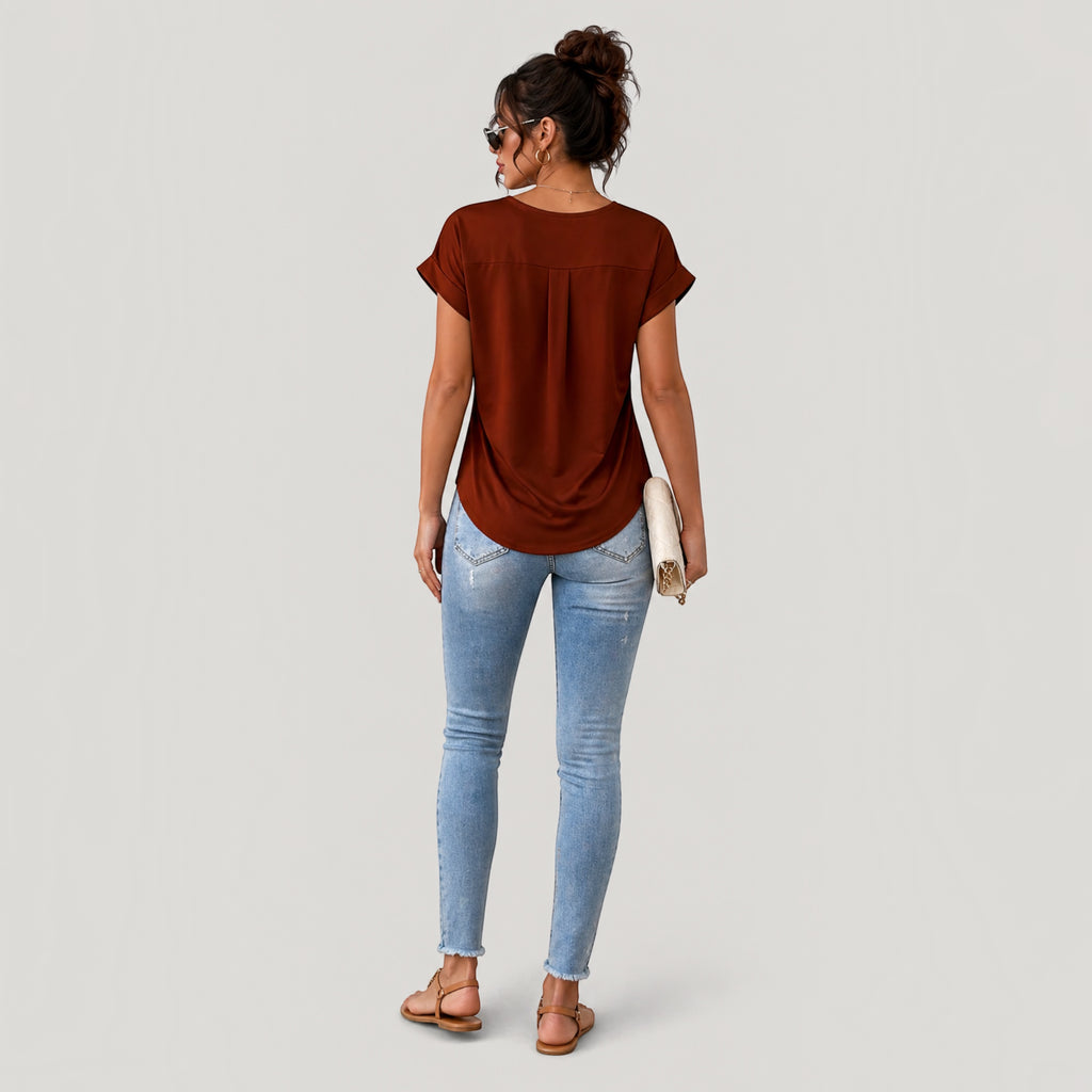 Ellmont London | Women’s Casual T-Shirt Breathable Lightweight Fit