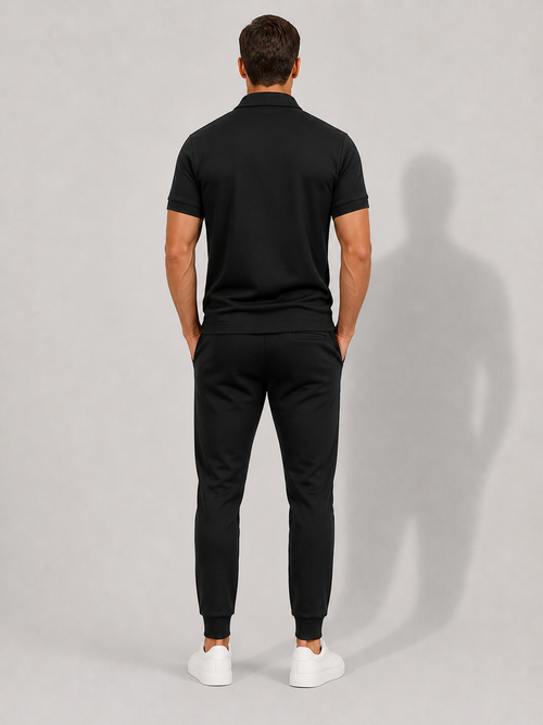 Dean | Men’s Lightweight Zip Polo Shirt Everyday Style