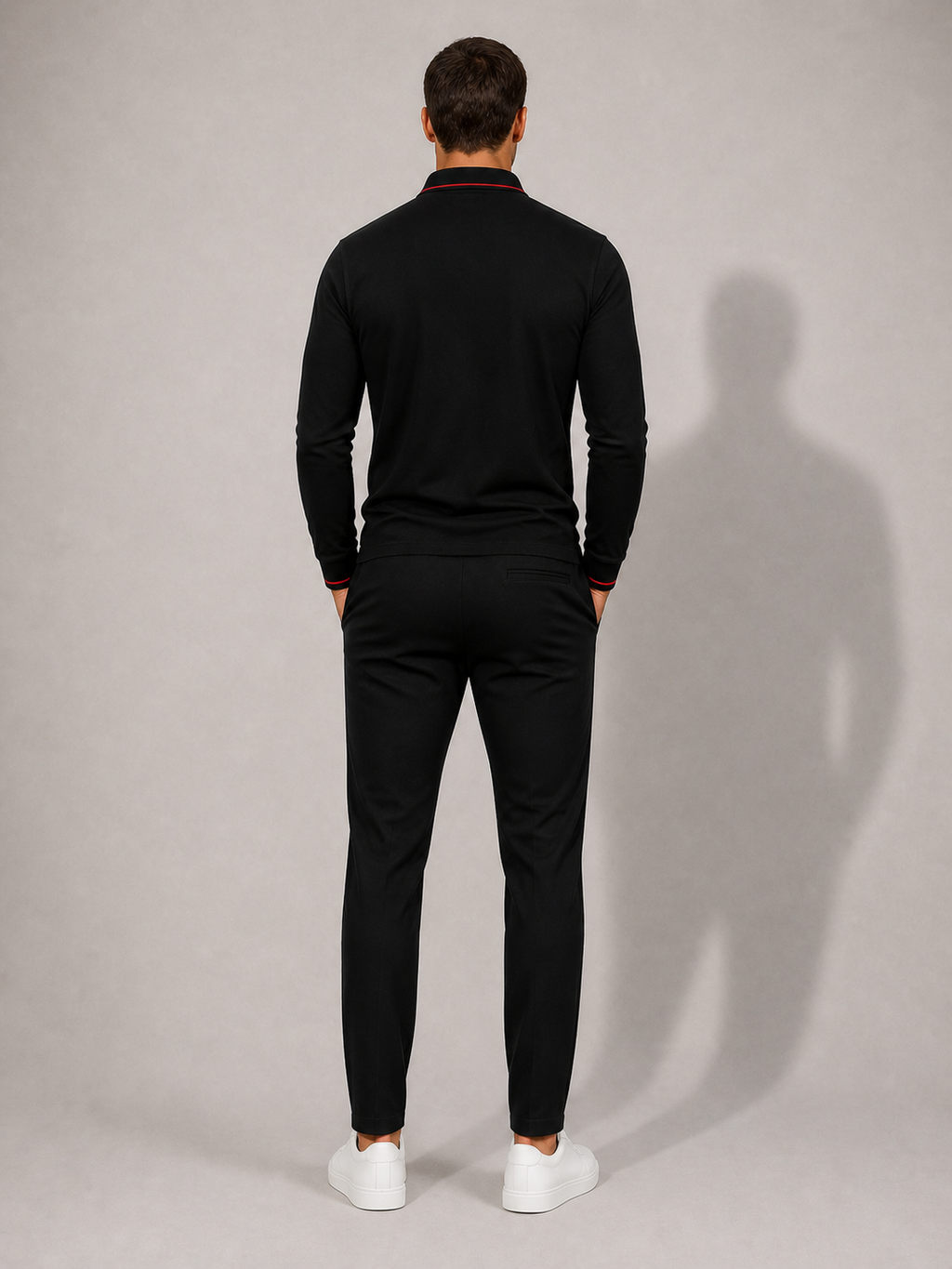 Ellmont London | Men’s Long Sleeve Polo Shirt Everyday Comfort