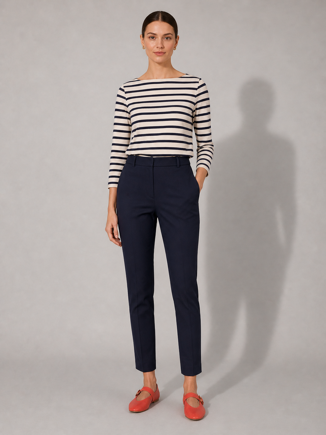 Ellmont London | Women’s Ankle Length Pants Smart Casual Style