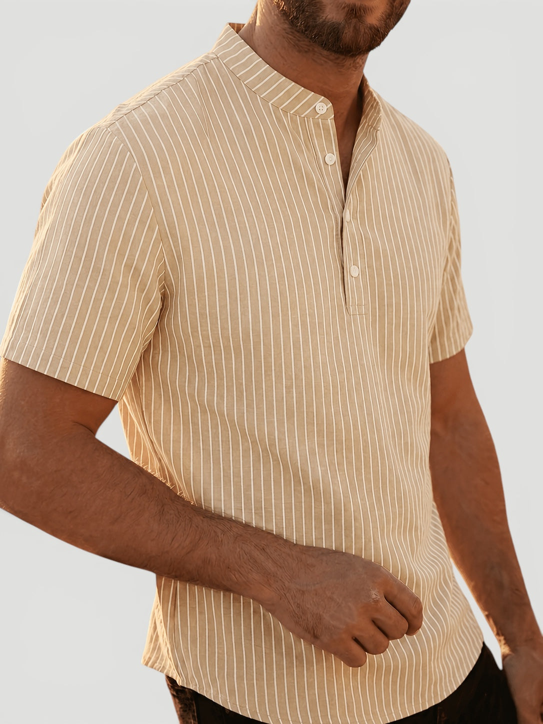 Ellmont London | Men’s Breathable Linen Shirt Relaxed Summer