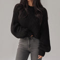 Ellmont London | Women's Thick Knit Autumn Cardigan Cozy Everyday Sweater