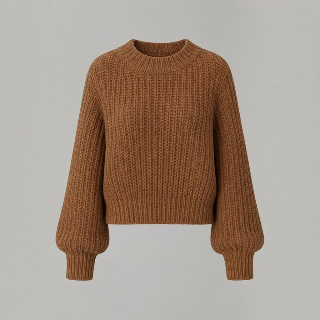 Ellmont London | Women's Thick Knit Autumn Cardigan Cozy Everyday Sweater