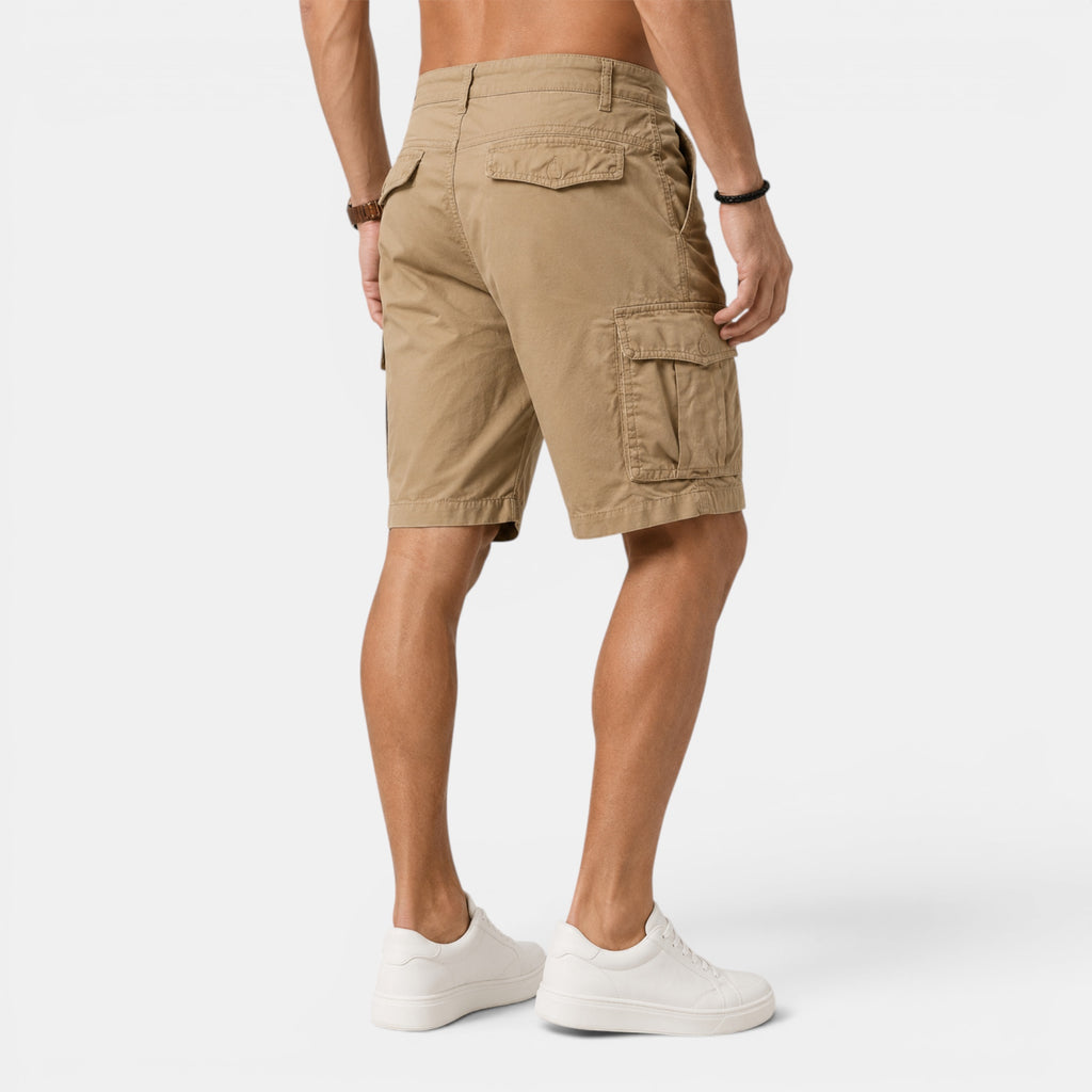 Ellmont London | Men's Lightweight Summer Cargo Multiple Pockets Shorts