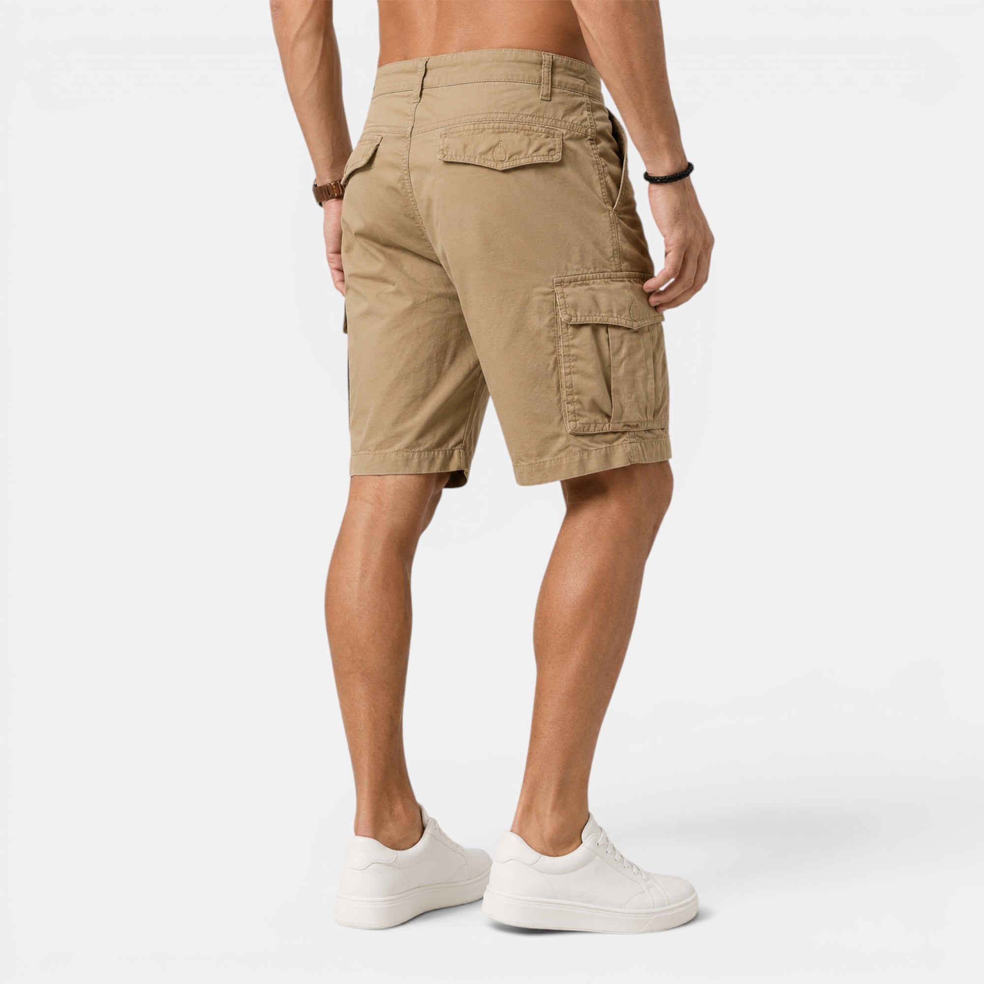 Ellmont London | Men's Lightweight Summer Cargo Multiple Pockets Shorts