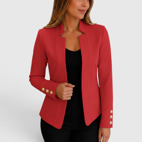 Celia | Women's Casual Blazer Vest Button Front Loose Fit Blazer