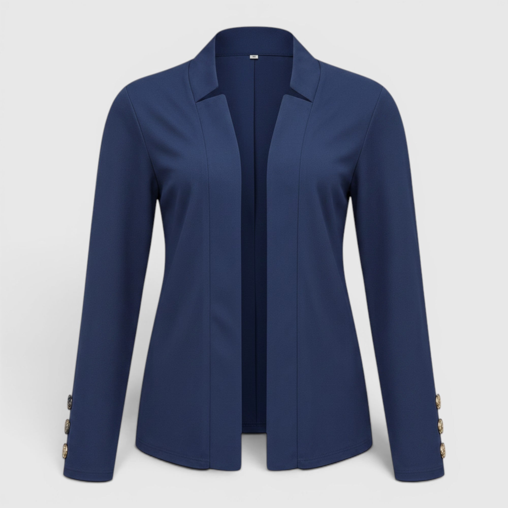 Ellmont London | Women's Casual Blazer Vest Button Front Loose Fit Blazer