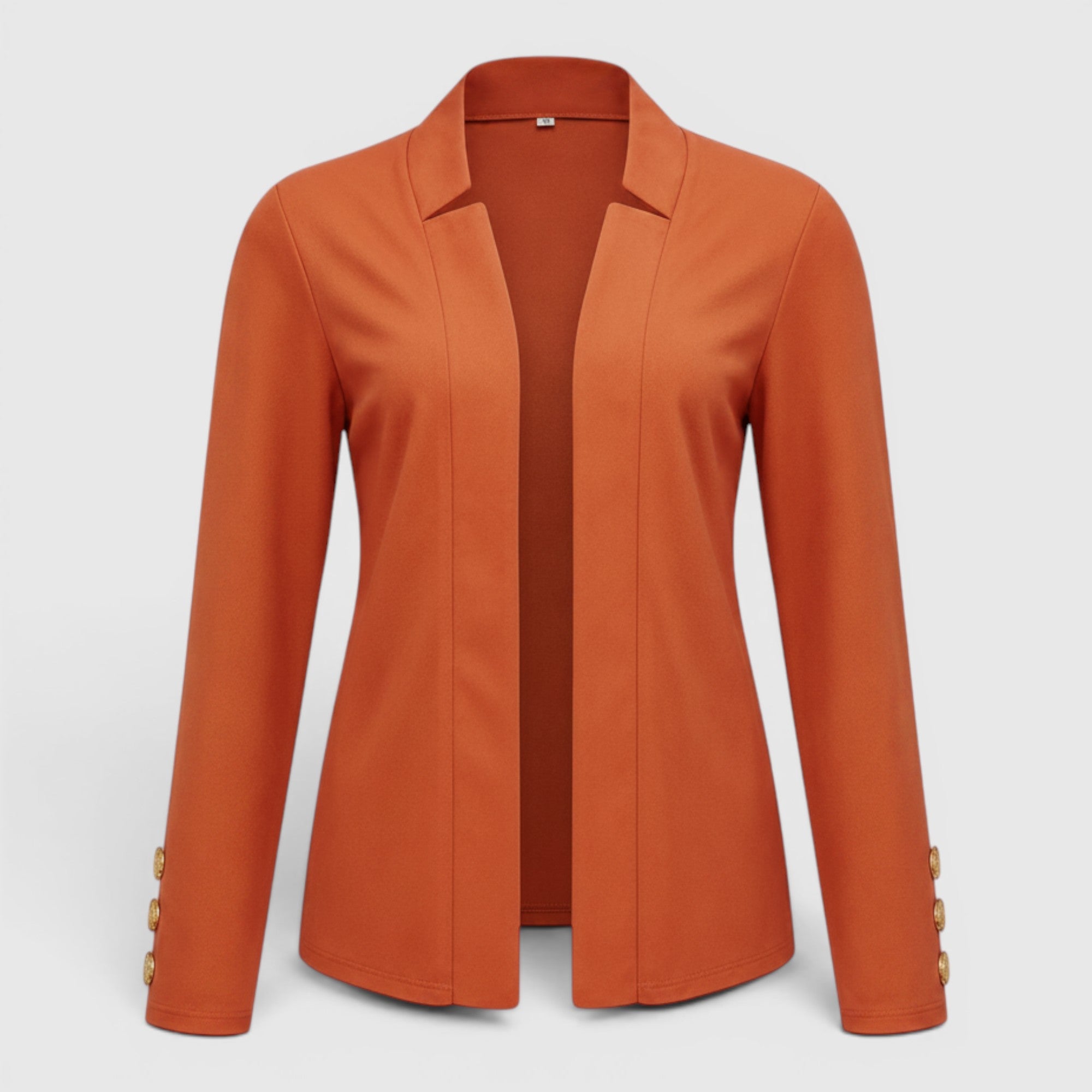 Ellmont London | Women's Casual Blazer Vest Button Front Loose Fit Blazer