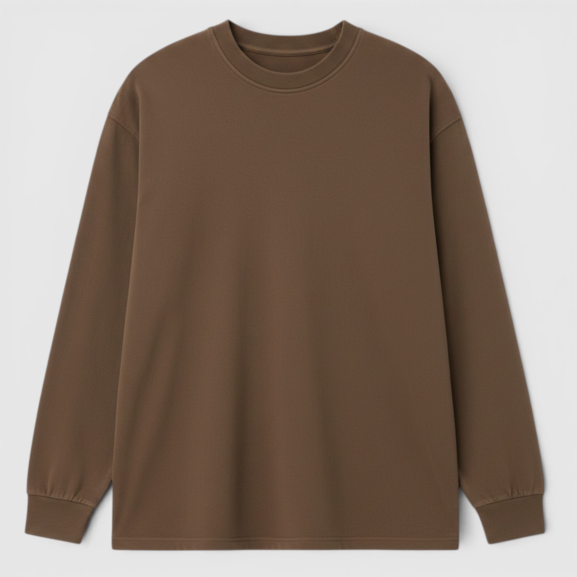 Ellmont London | Men's Breathable Cotton Longsleeve Mockneck Casual Shirt